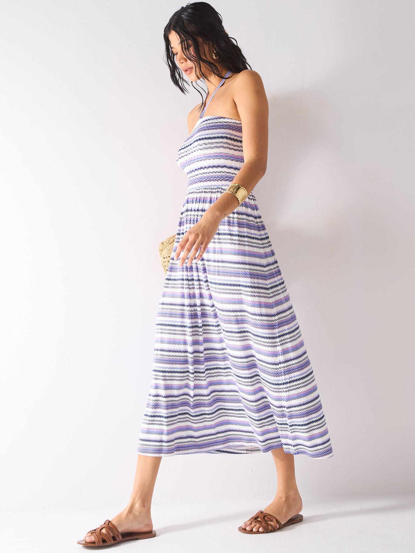 Image 6 of 6 of Everyday Mix And Match Halterneck Dress