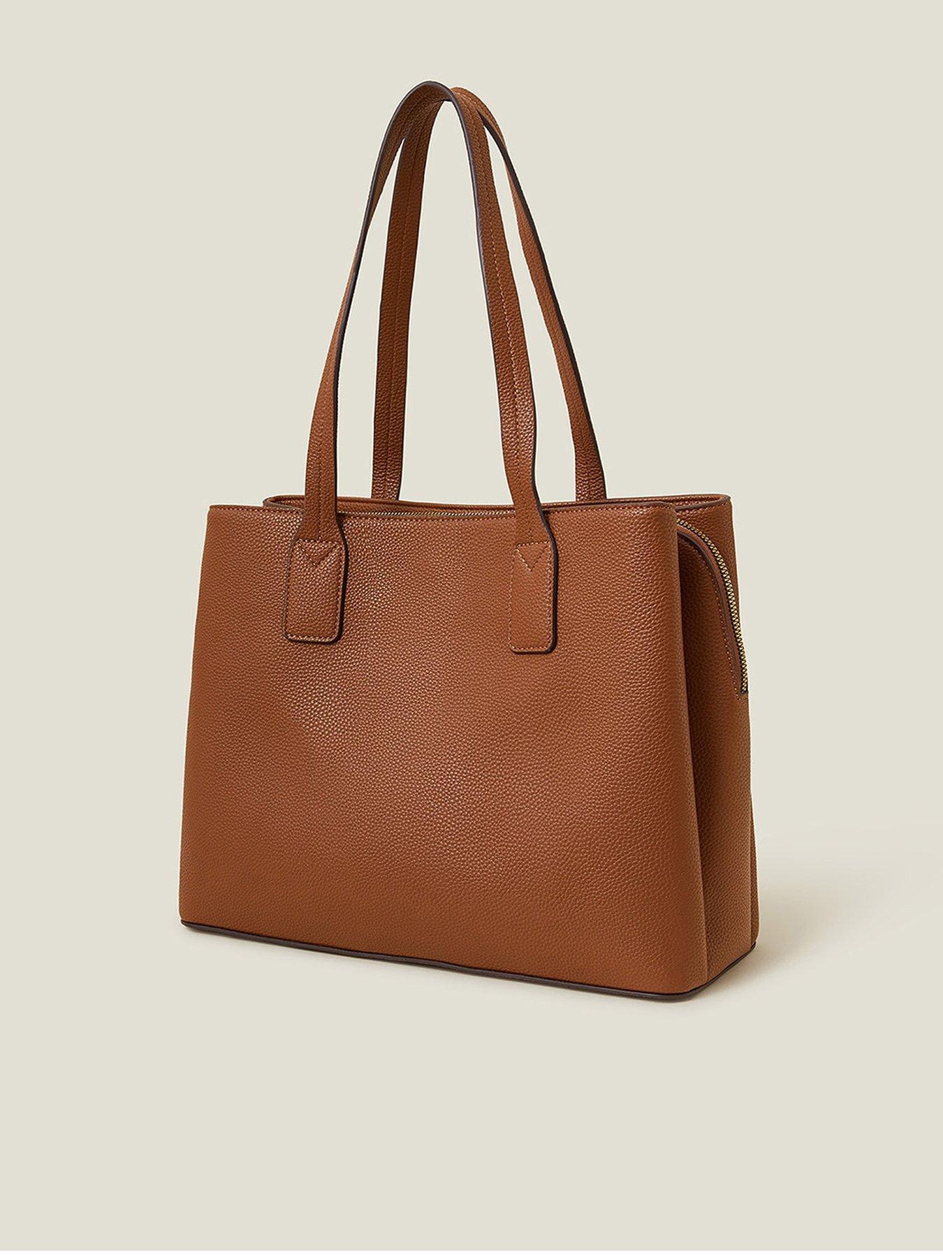 Image 3 of 5 of Accessorize Chelsea Chain Shoulder Bag - Tan