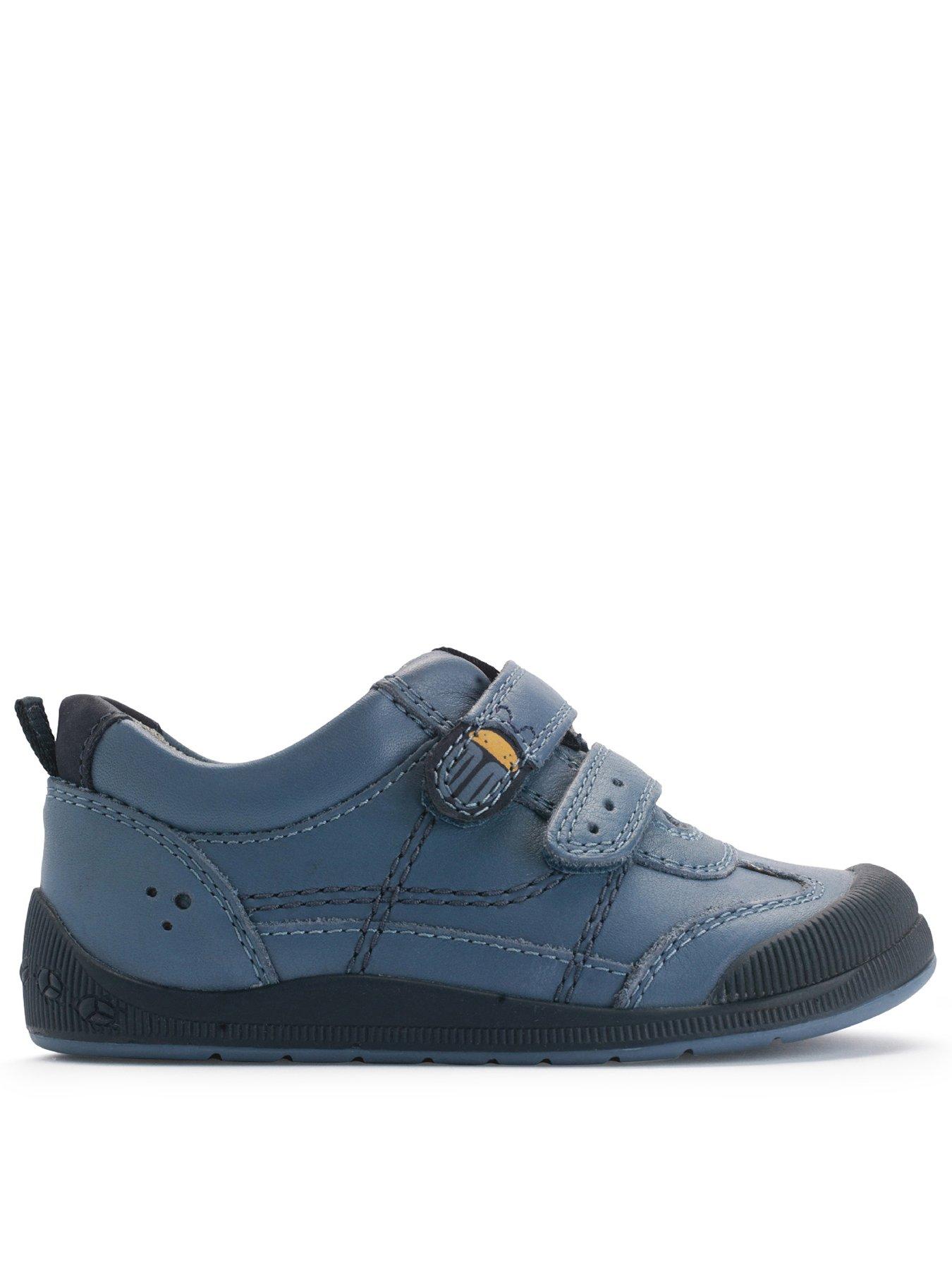 image of start-rite-hopper-denim-blue-leather-navy