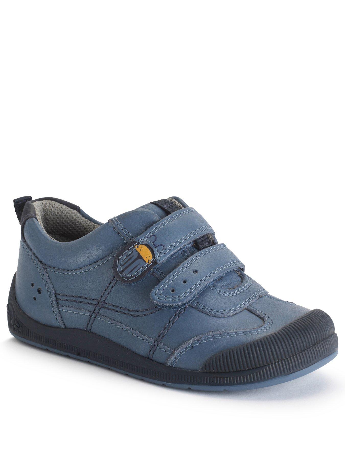  image of start-rite-hopper-denim-blue-leather-navy