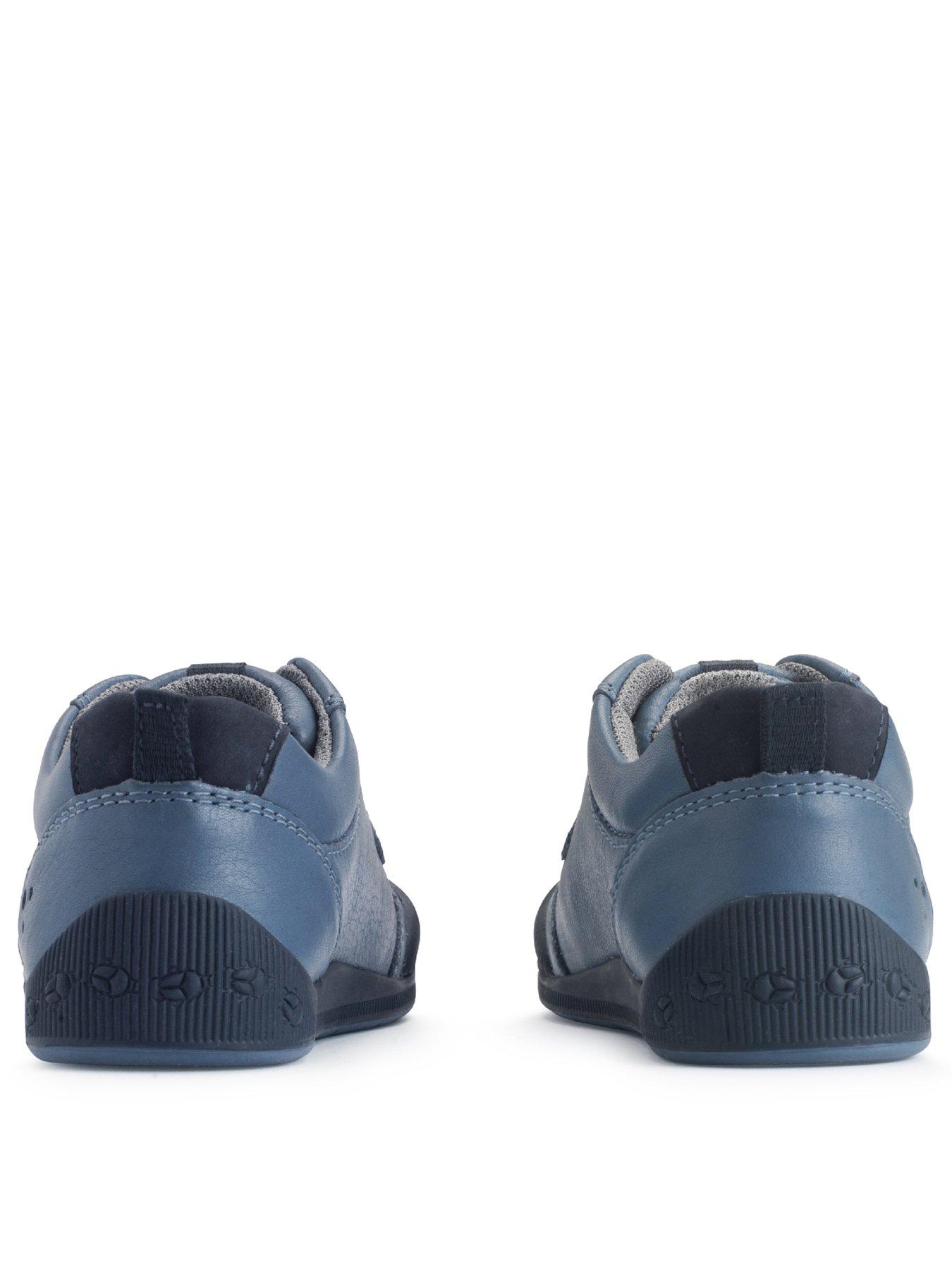  image of start-rite-hopper-denim-blue-leather-navy
