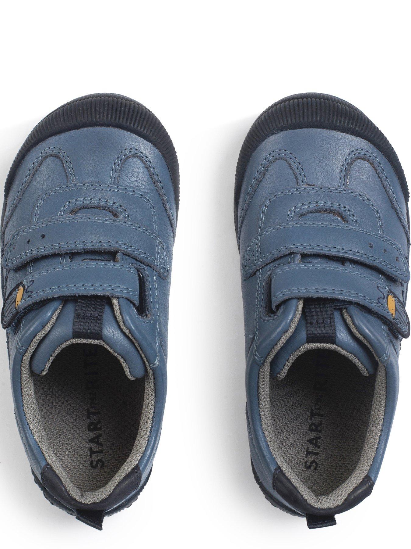  image of start-rite-hopper-denim-blue-leather-navy