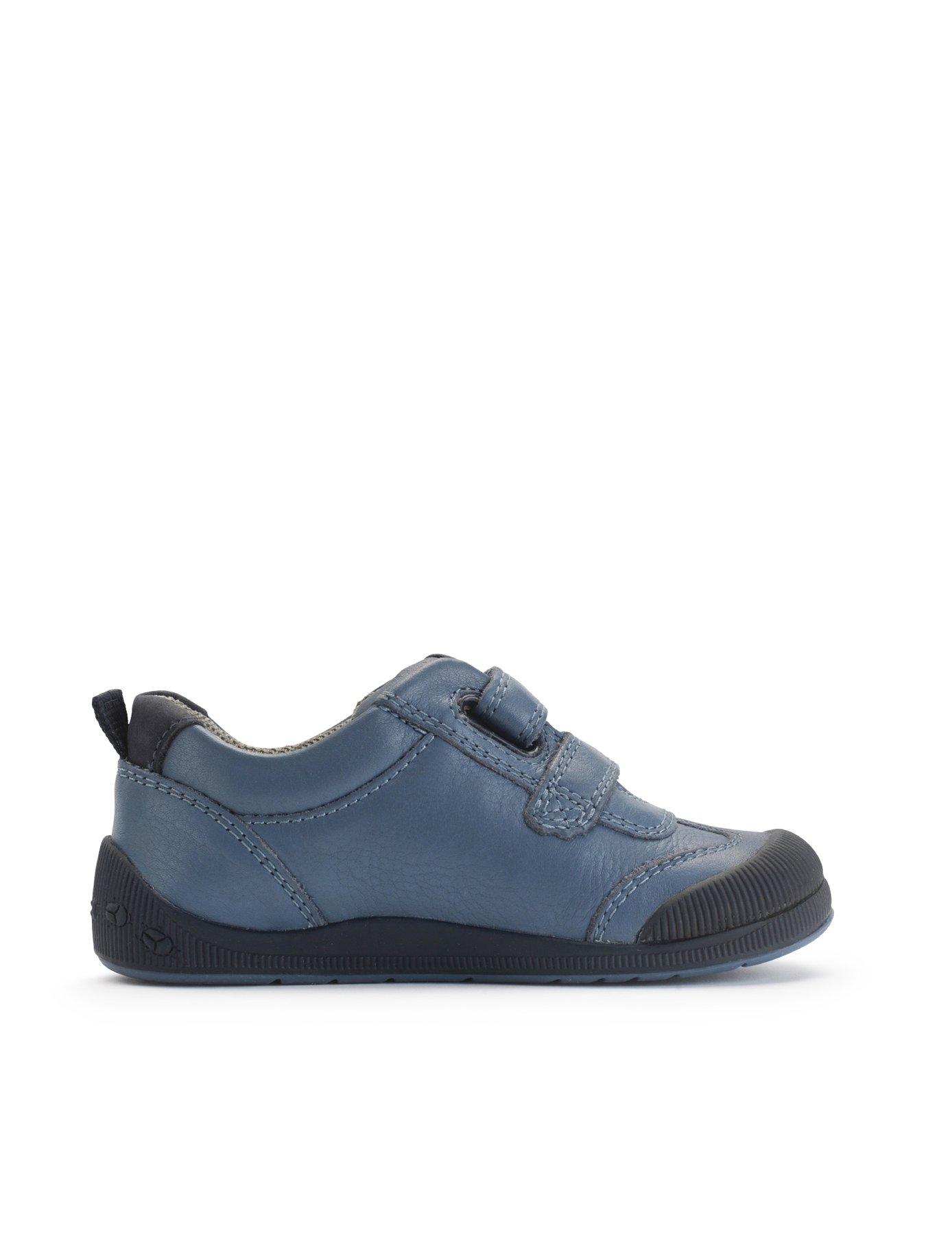  image of start-rite-hopper-denim-blue-leather-navy