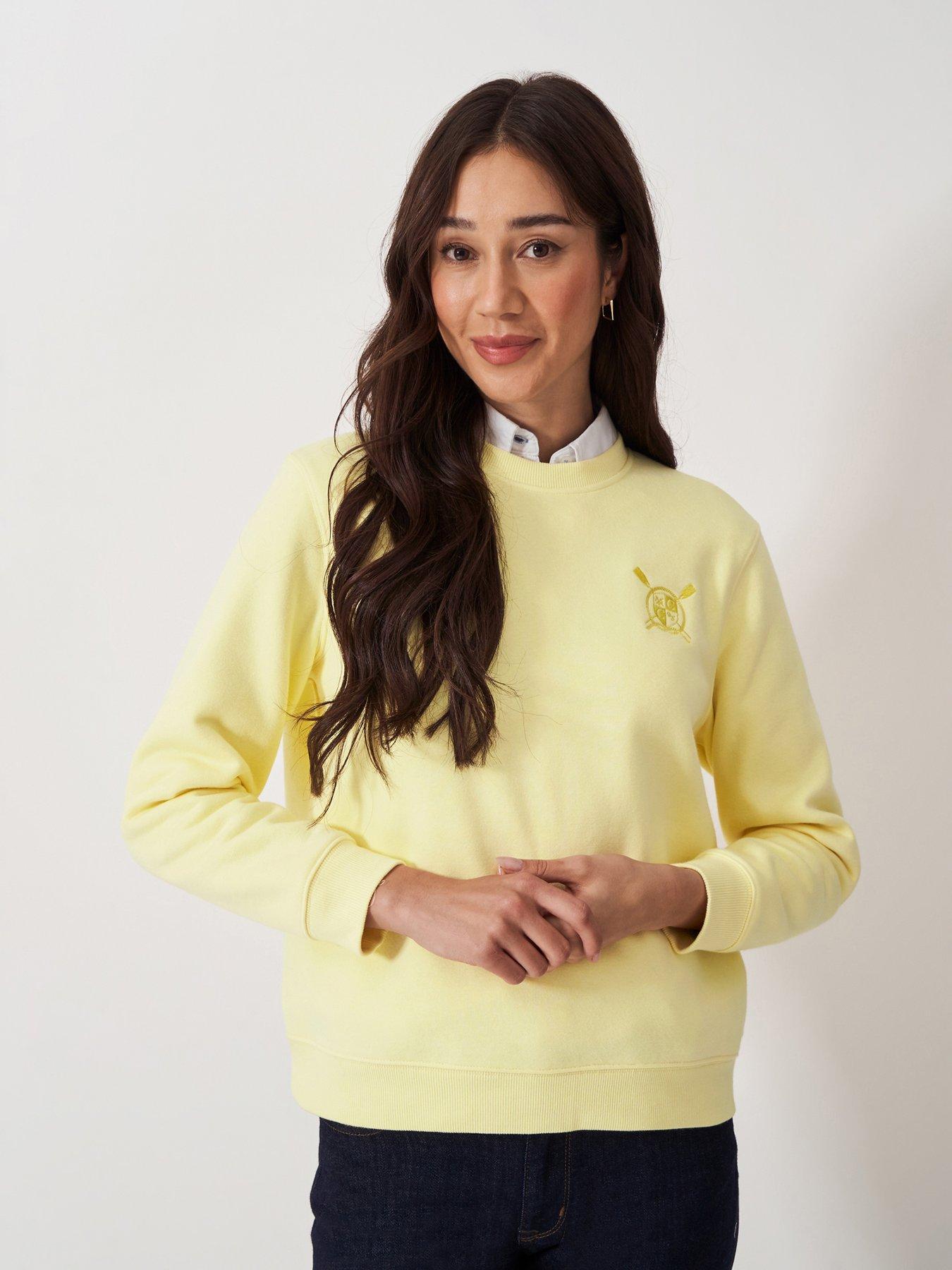 undefined Supersoft Crew Neck Sweatshirt - Yellow