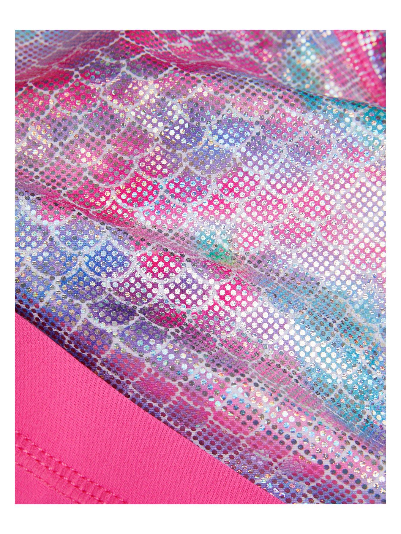  image of accessorize-girls-mermaid-rash-vest-set-multi