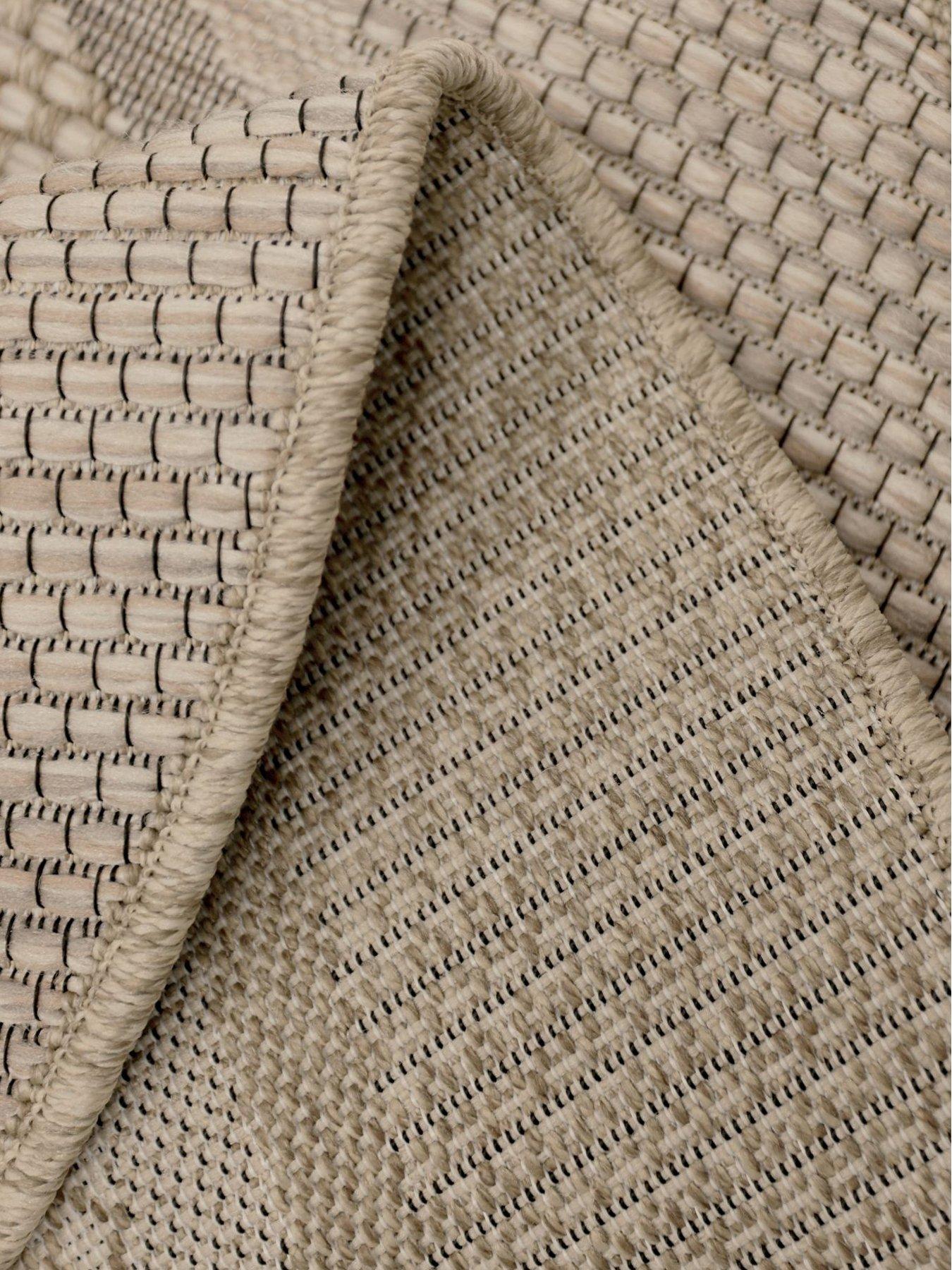  image of very-home-summer-border-design-133cm-circle-brown