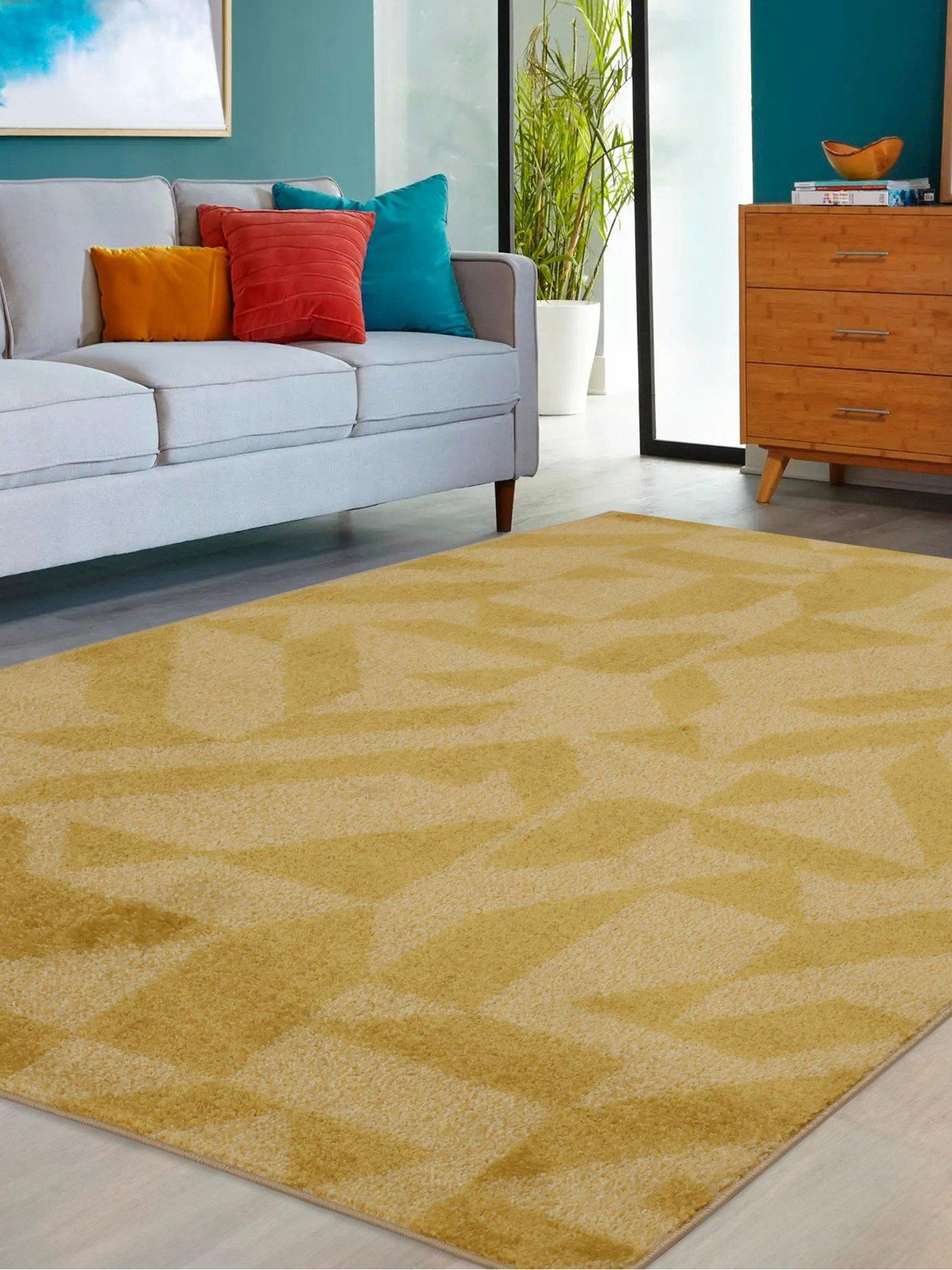 Very Home Juno Geometric Gold Blend Rug