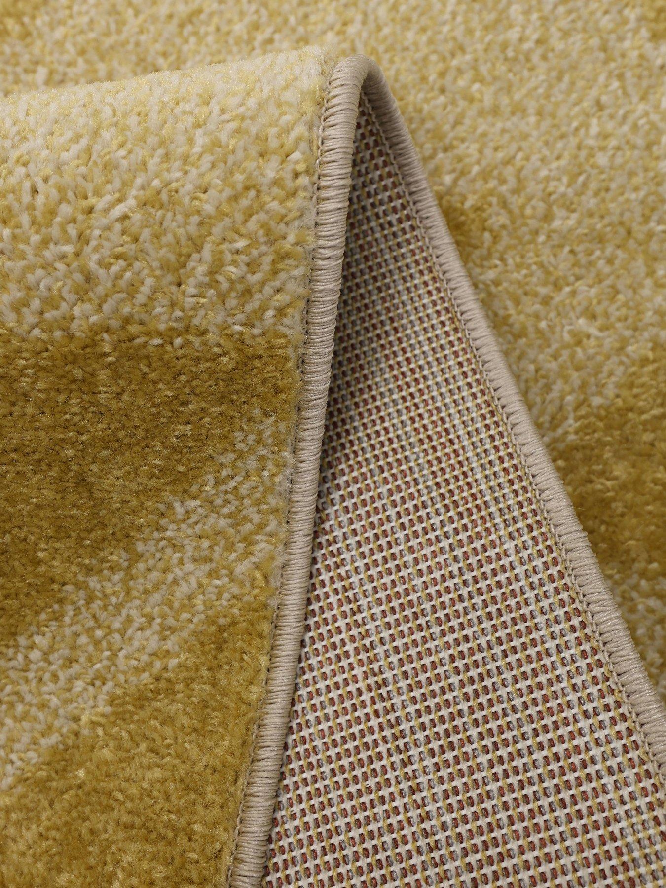  image of very-home-juno-geometric-gold-blend-rug