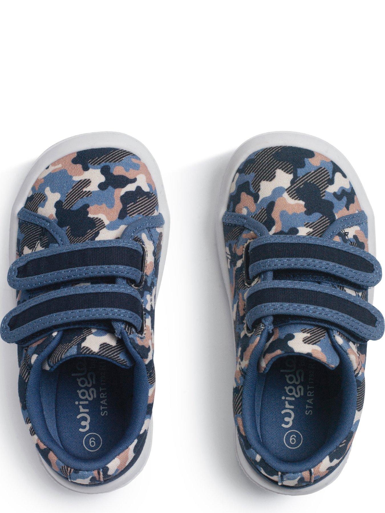  image of start-rite-wriggles-double-bar-navy-camo