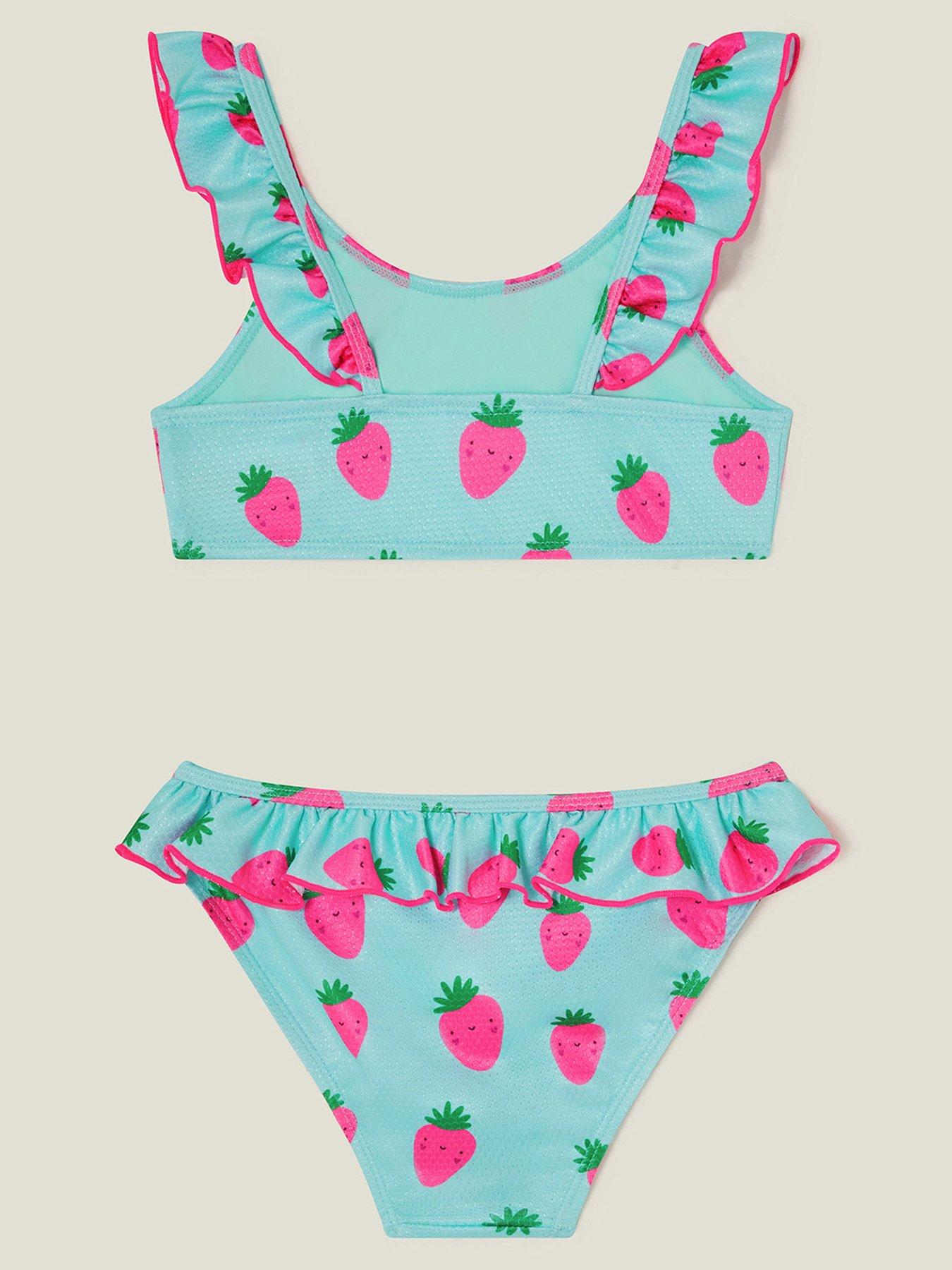  image of accessorize-girls-strawberry-bikini-light-blue