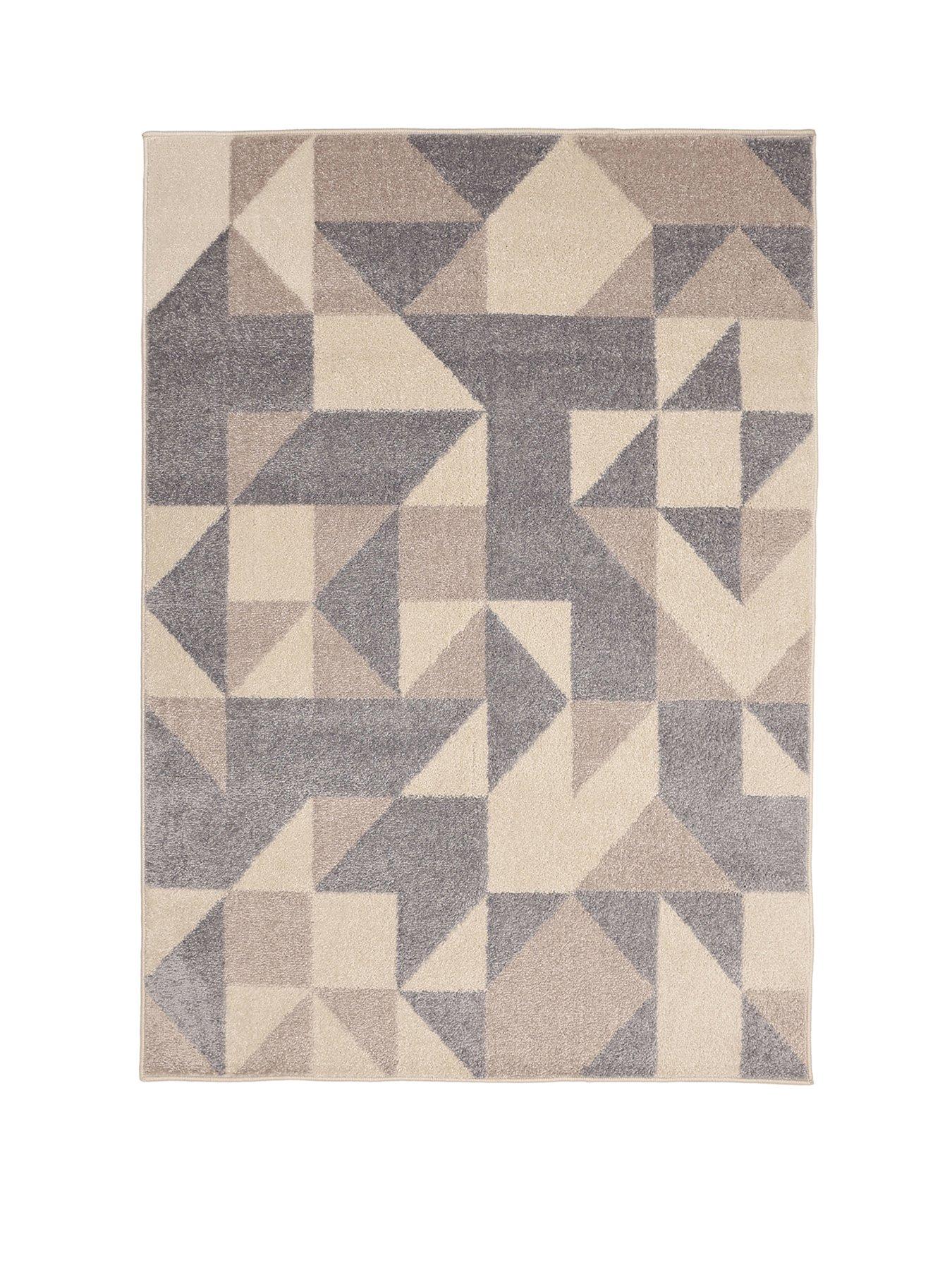  image of very-home-juno-geometric-natural-rug