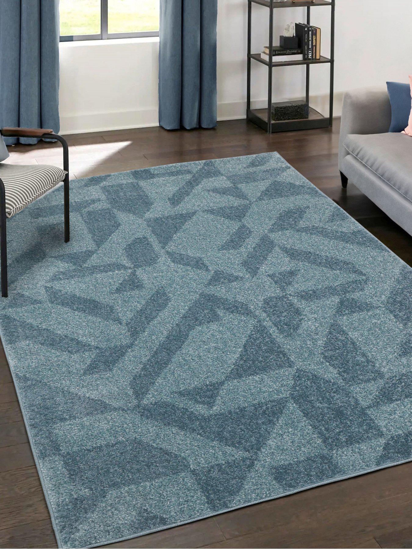 Very Home Juno Geometric Blue Blend Rug
