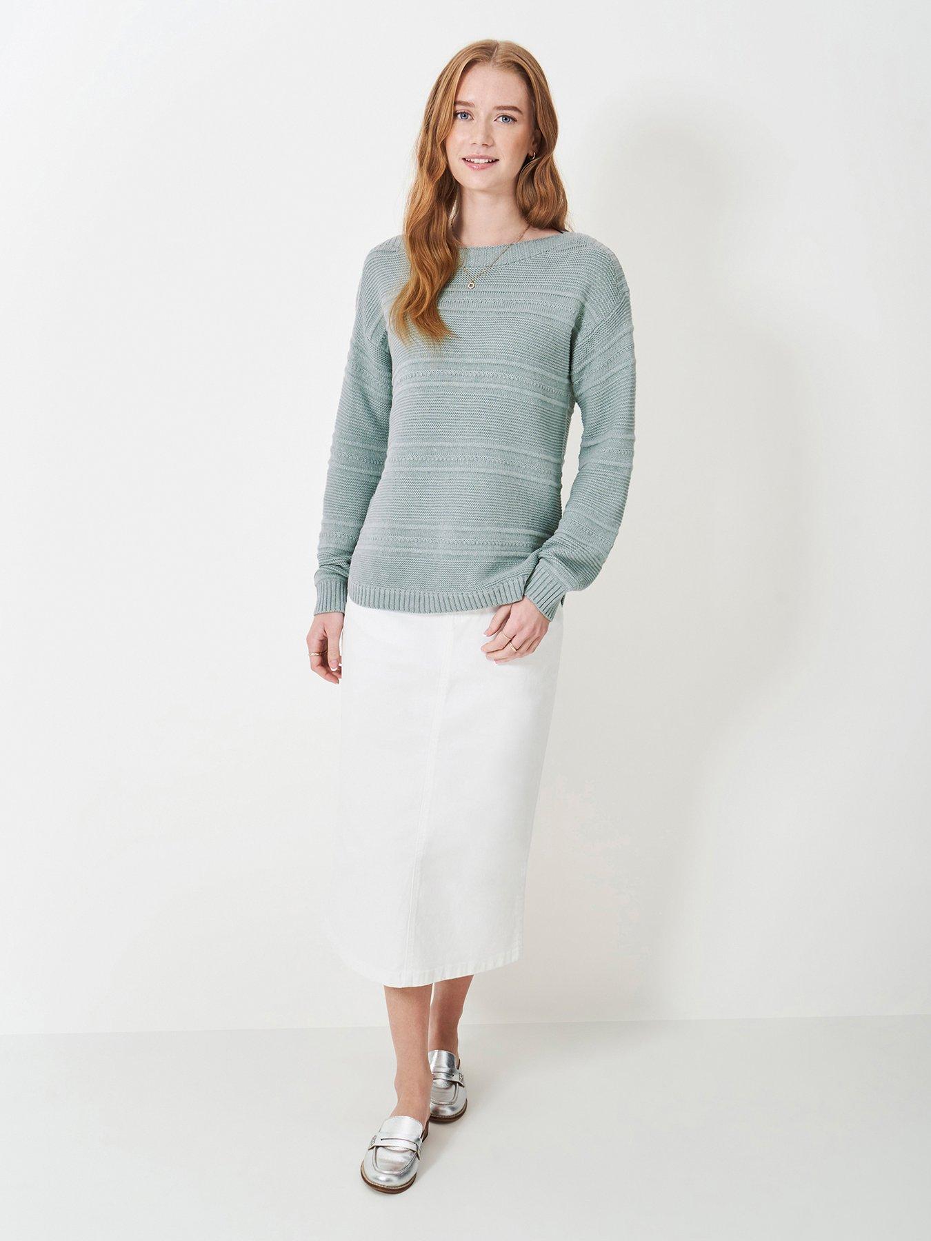  image of crew-clothing-tali-jumper-green