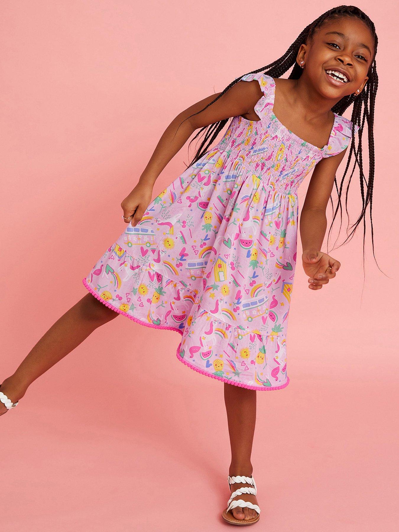 accessorize-girls-sunbeam-print-dress-pink