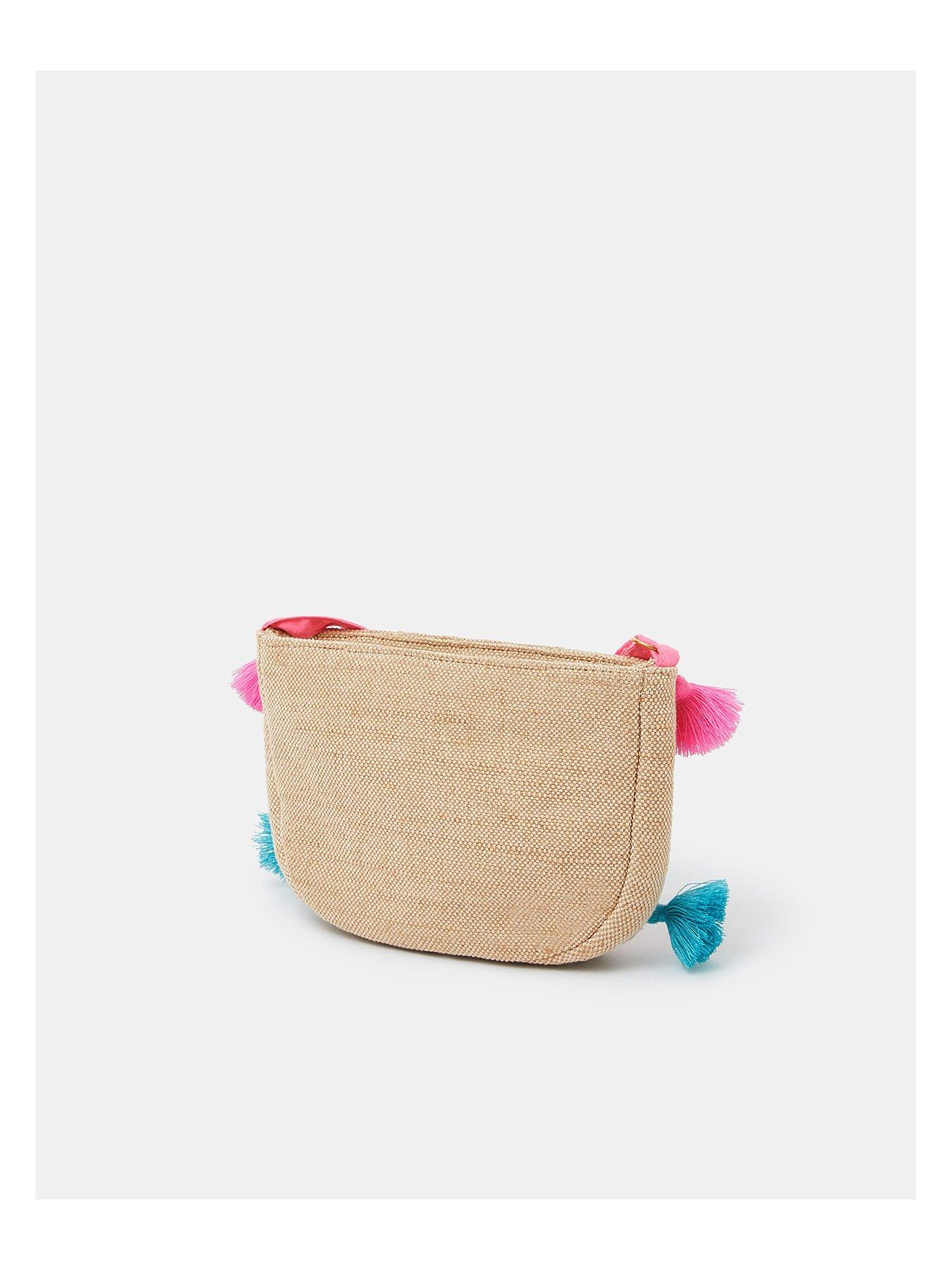  image of accessorize-girls-embroidered-cross-body-bag-multi