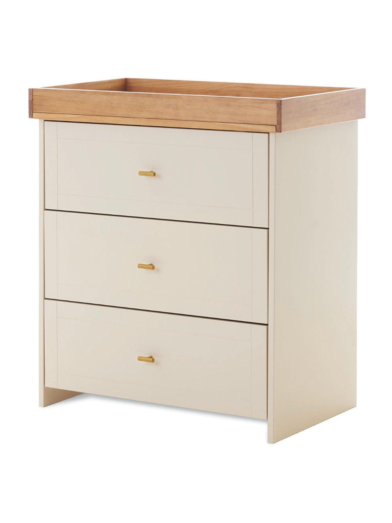  image of obaby-evie-changing-unit-cashmere