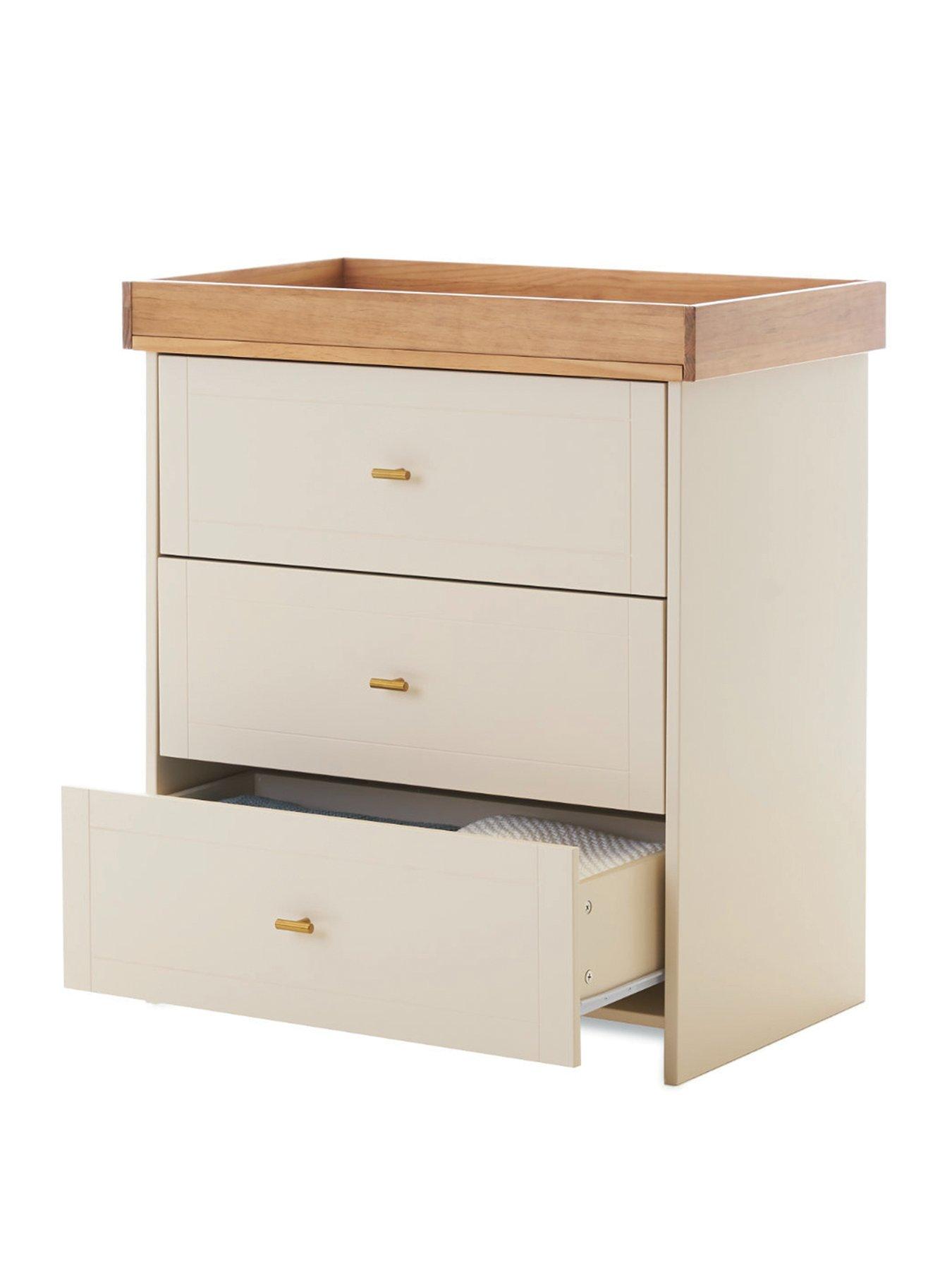  image of obaby-evie-changing-unit-cashmere