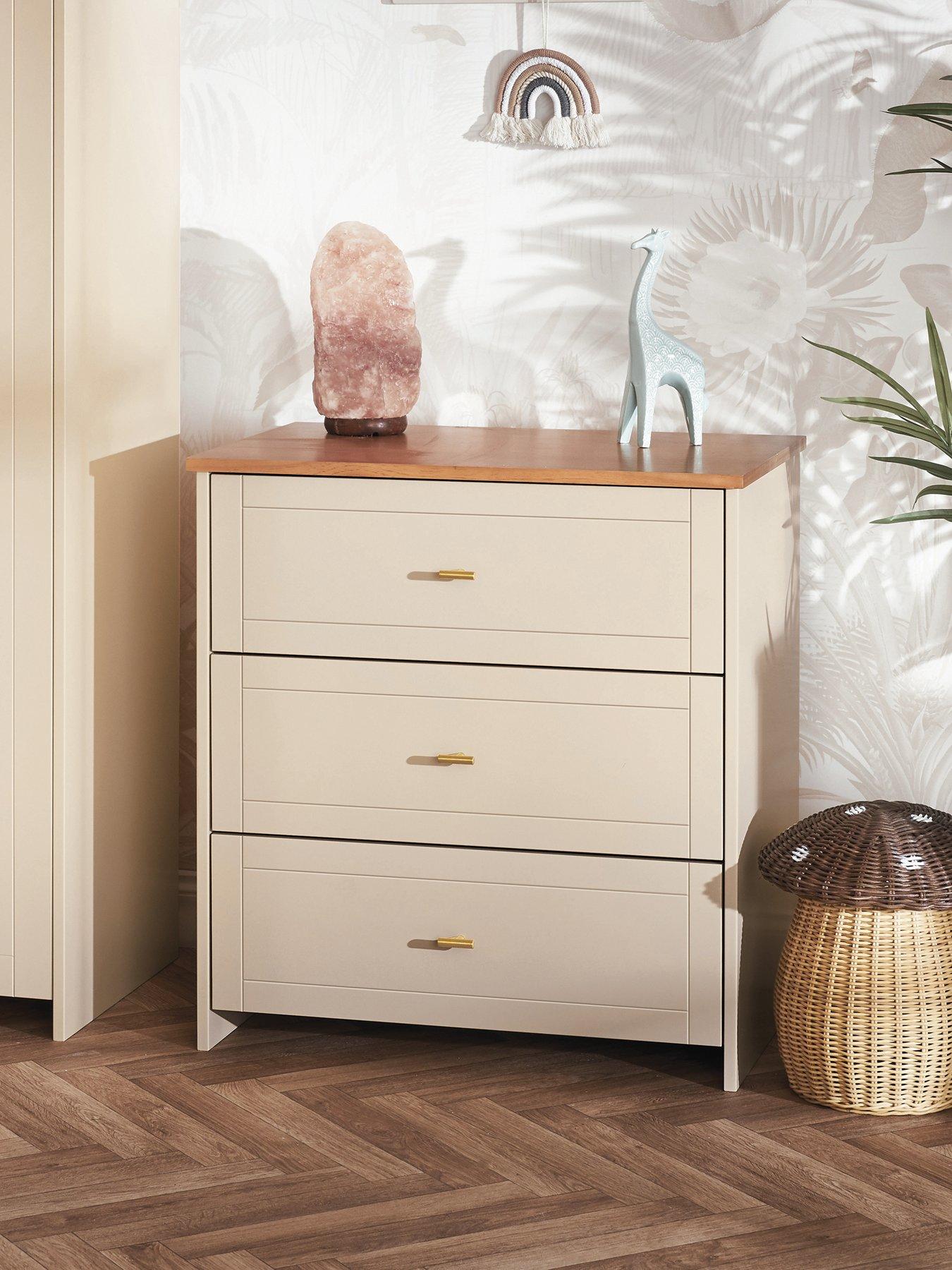  image of obaby-evie-changing-unit-cashmere