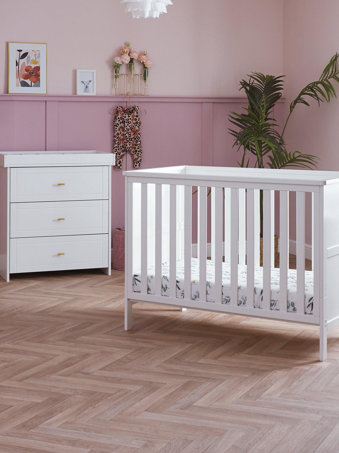 Obaby Evie Mini 2 Piece Room Set - White
