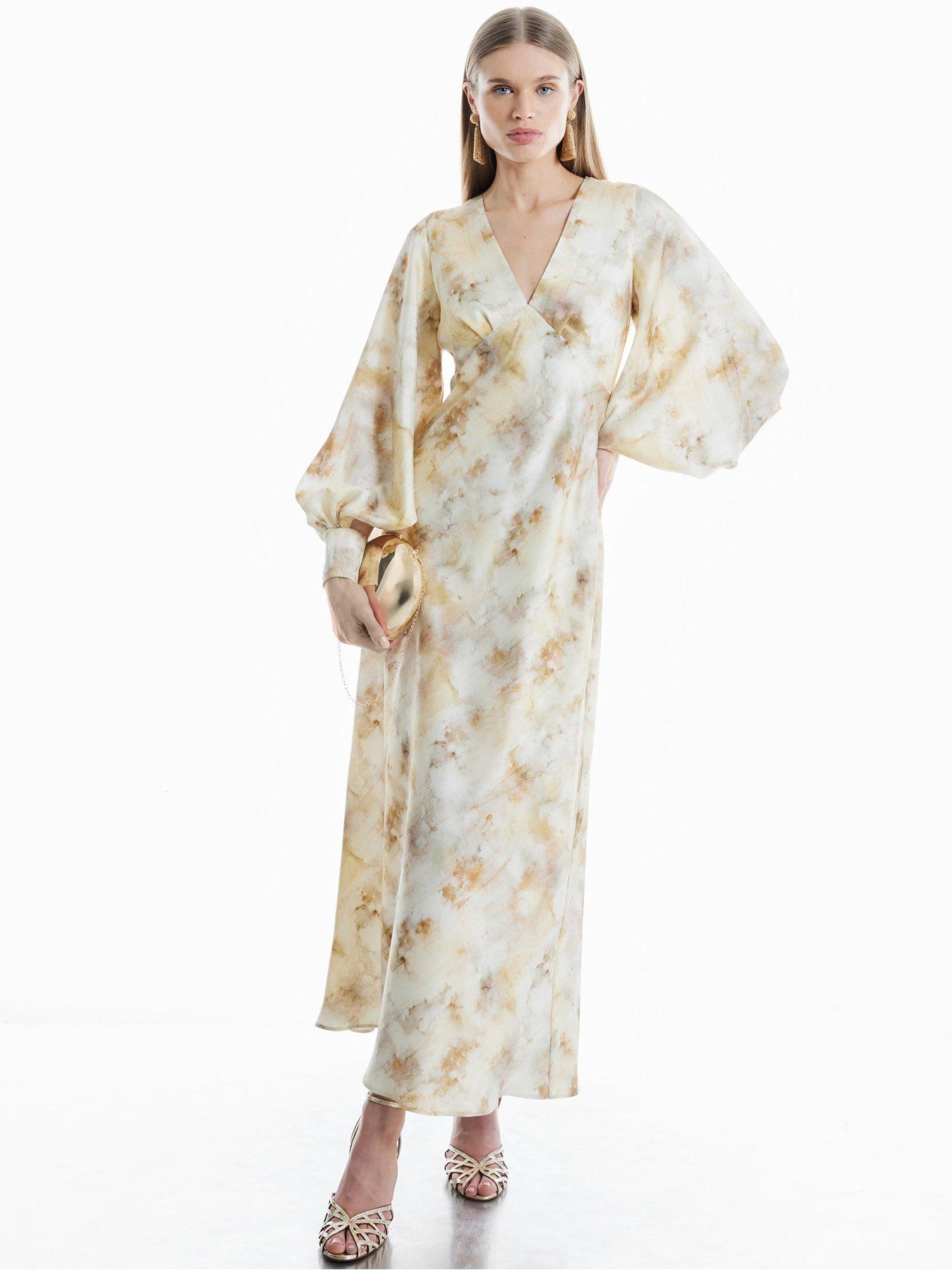 river-island-v-neck-dress-yellow
