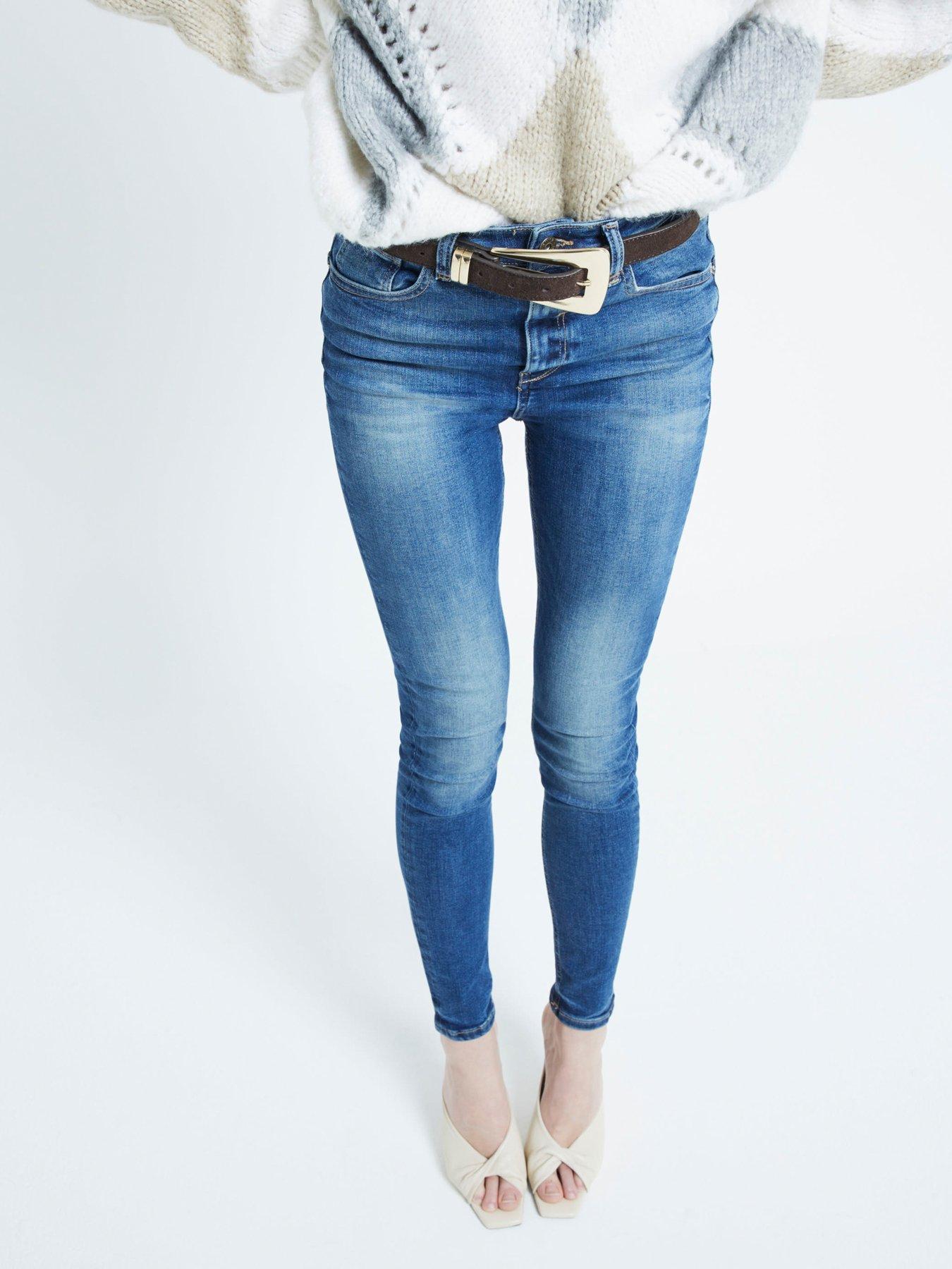 undefined High Rise Sculpt Jeans - Blue