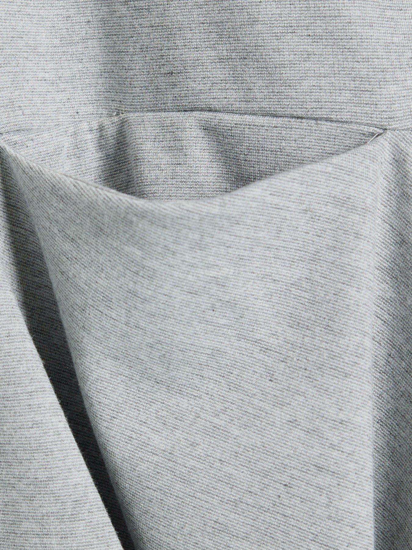 image of river-island-bubble-hem-bomber-jacket-grey
