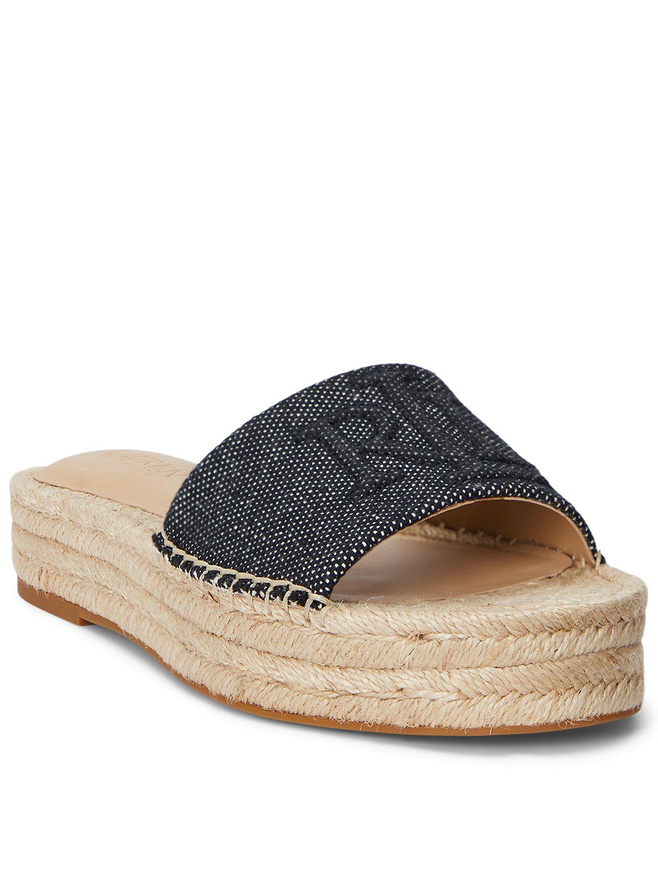 undefined Polly Flat Espadrilles - Navy