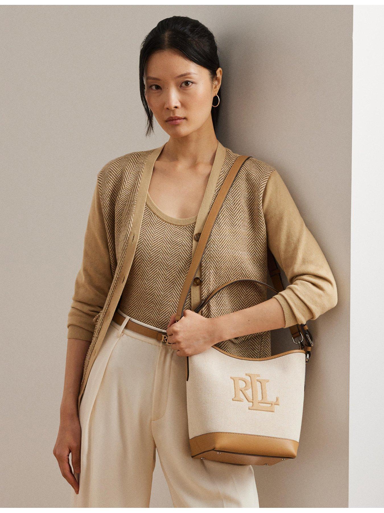 stillFront image of lauren-by-ralph-lauren-canvas-medium-whitley-bucket-bag-natural