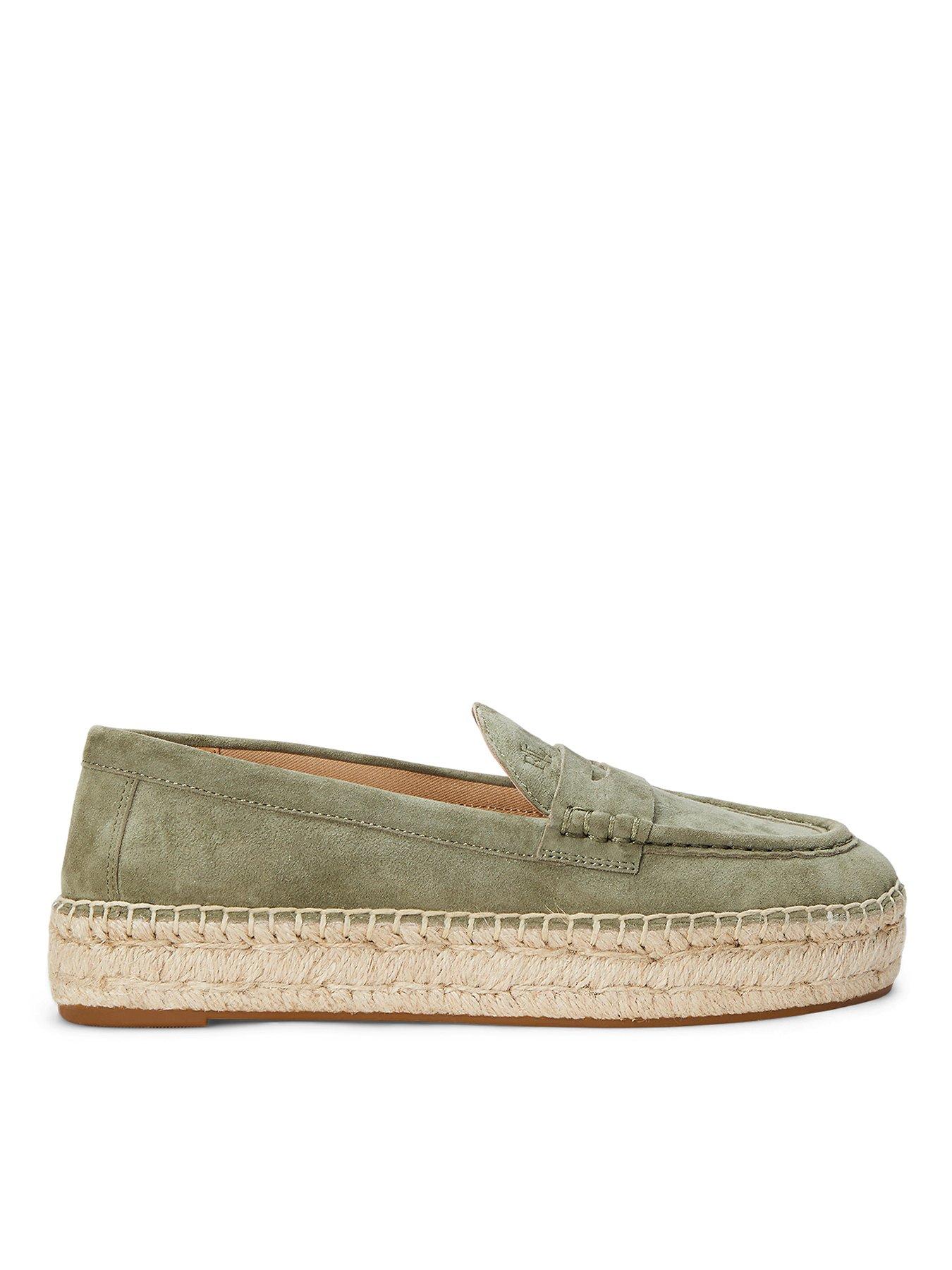 front image of lauren-by-ralph-lauren-luize-suede-espadrille-loafer-sage-green