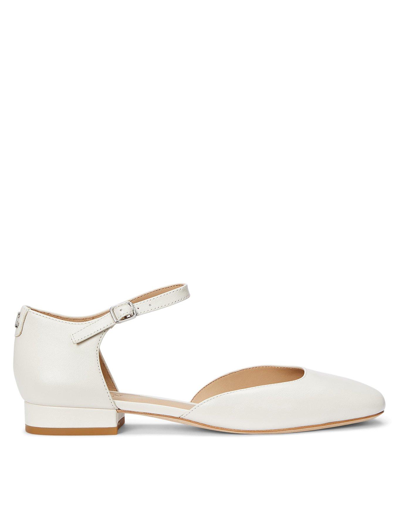 Lauren by Ralph Lauren Emellie Leather Mary Jane - White