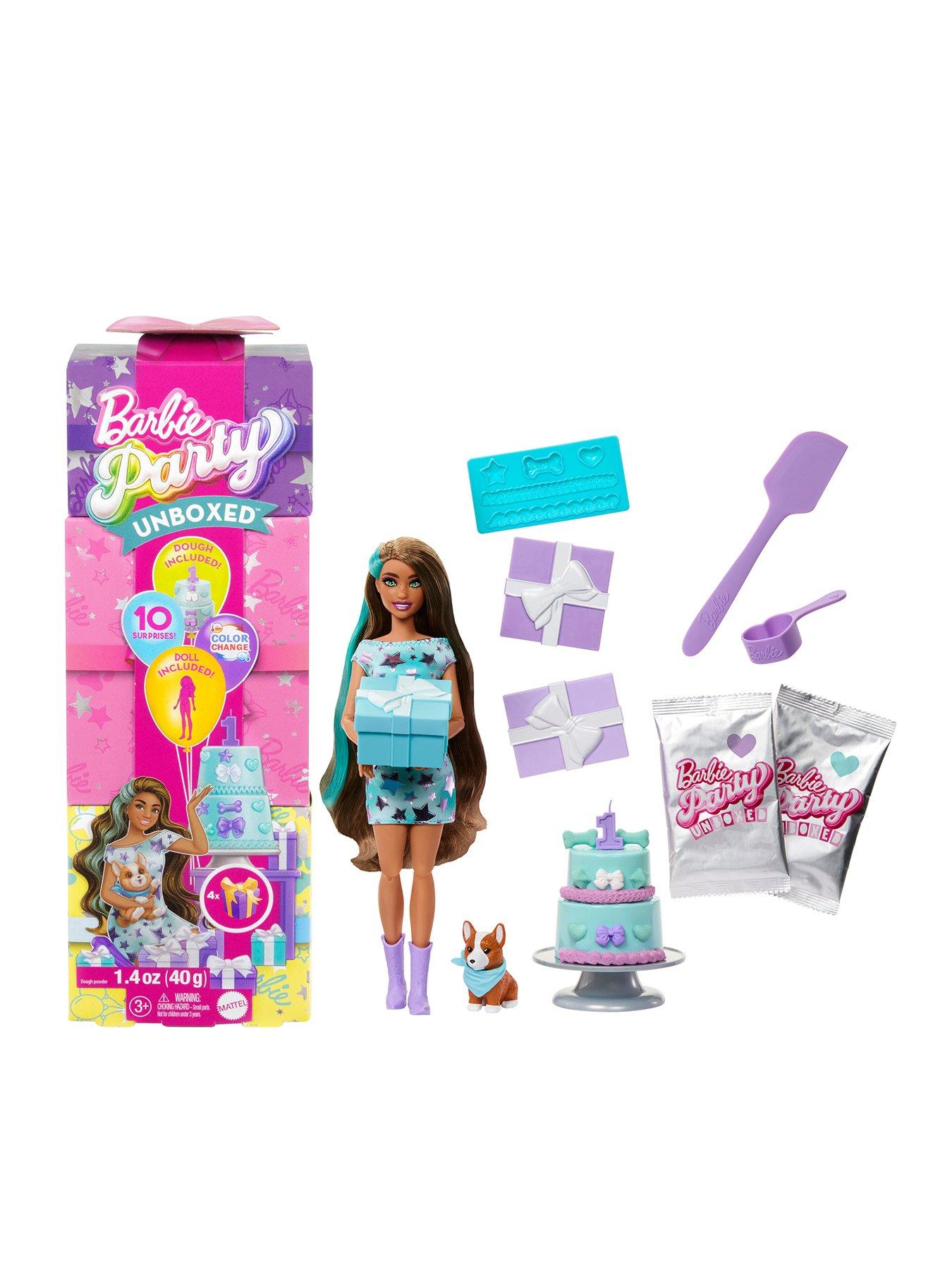  image of barbie-party-unboxed-pet-birthday-series-doll-3