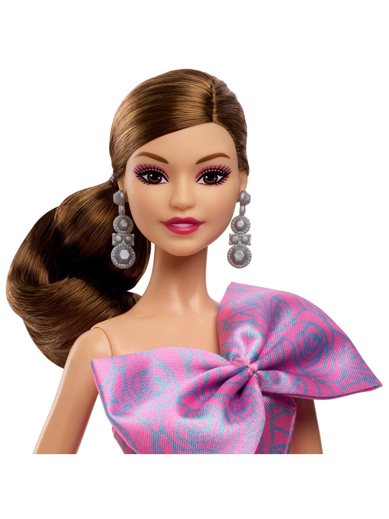 Barbie Signature Birthday Wishes Fashion Doll, in Dress with Pastel Rainbow  Effect, Collectible Gift | Littlewoods