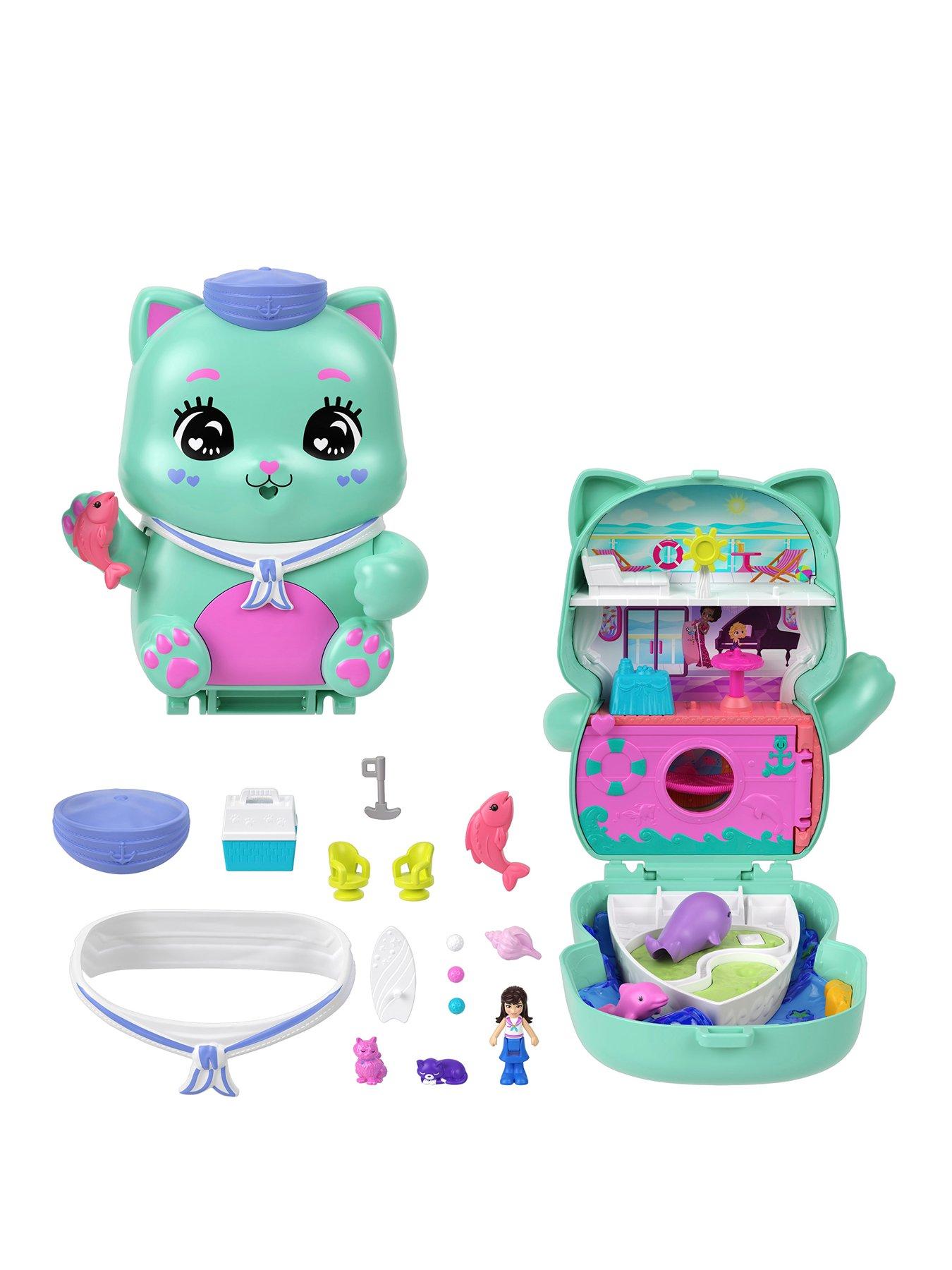 Polly Pocket Set Sail Kitty Compact