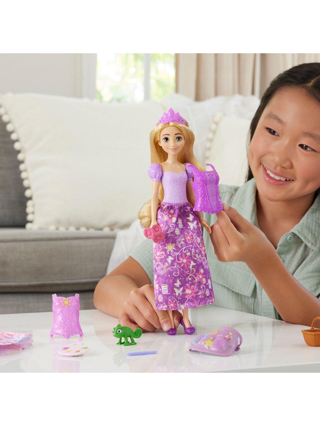  image of disney-princess-fashion-storytelling-rapunzel-doll-with-accessoriesnbsp