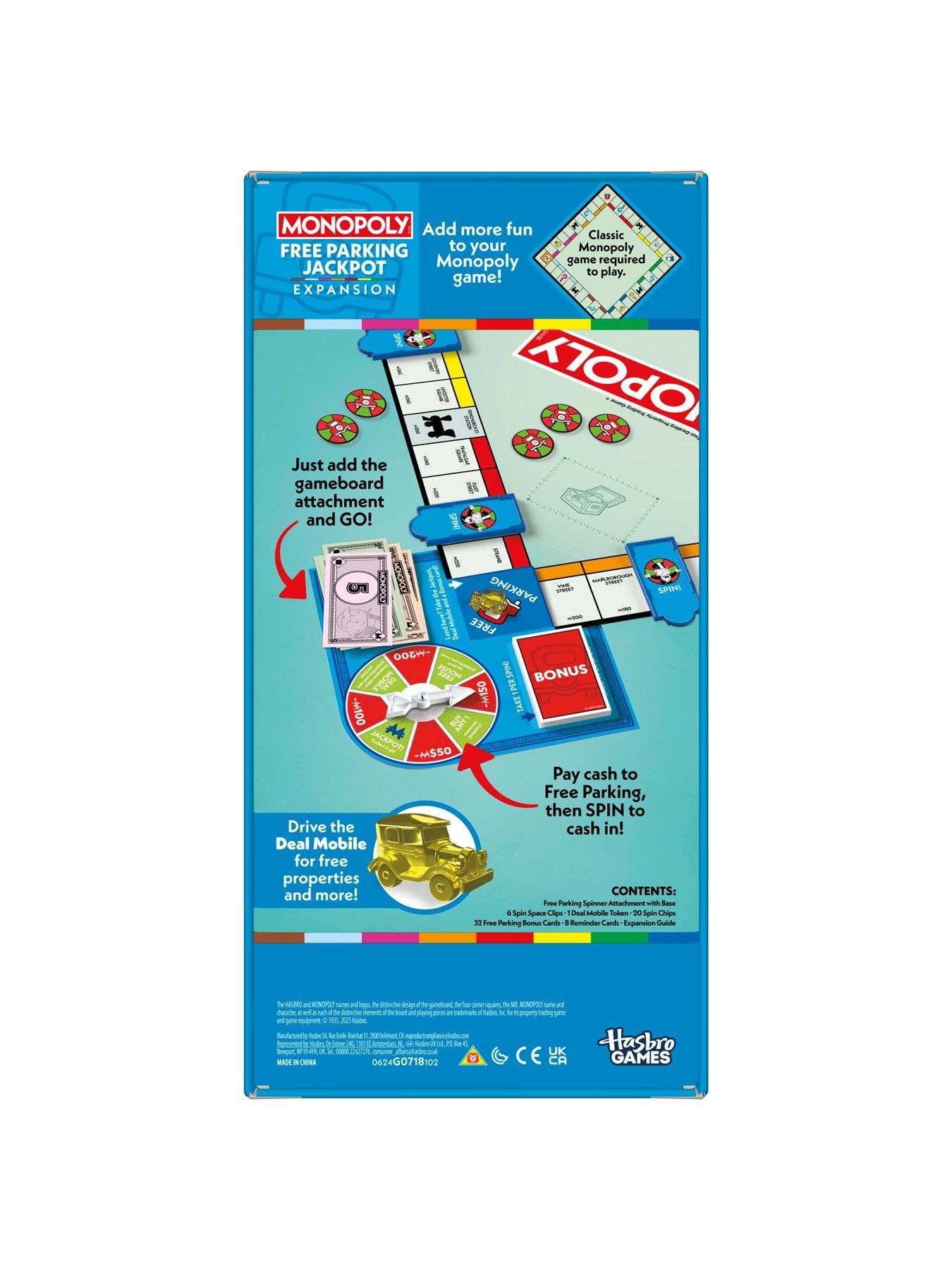  image of monopoly-free-parking-jackpot-expansion-set-for-the-classic-game