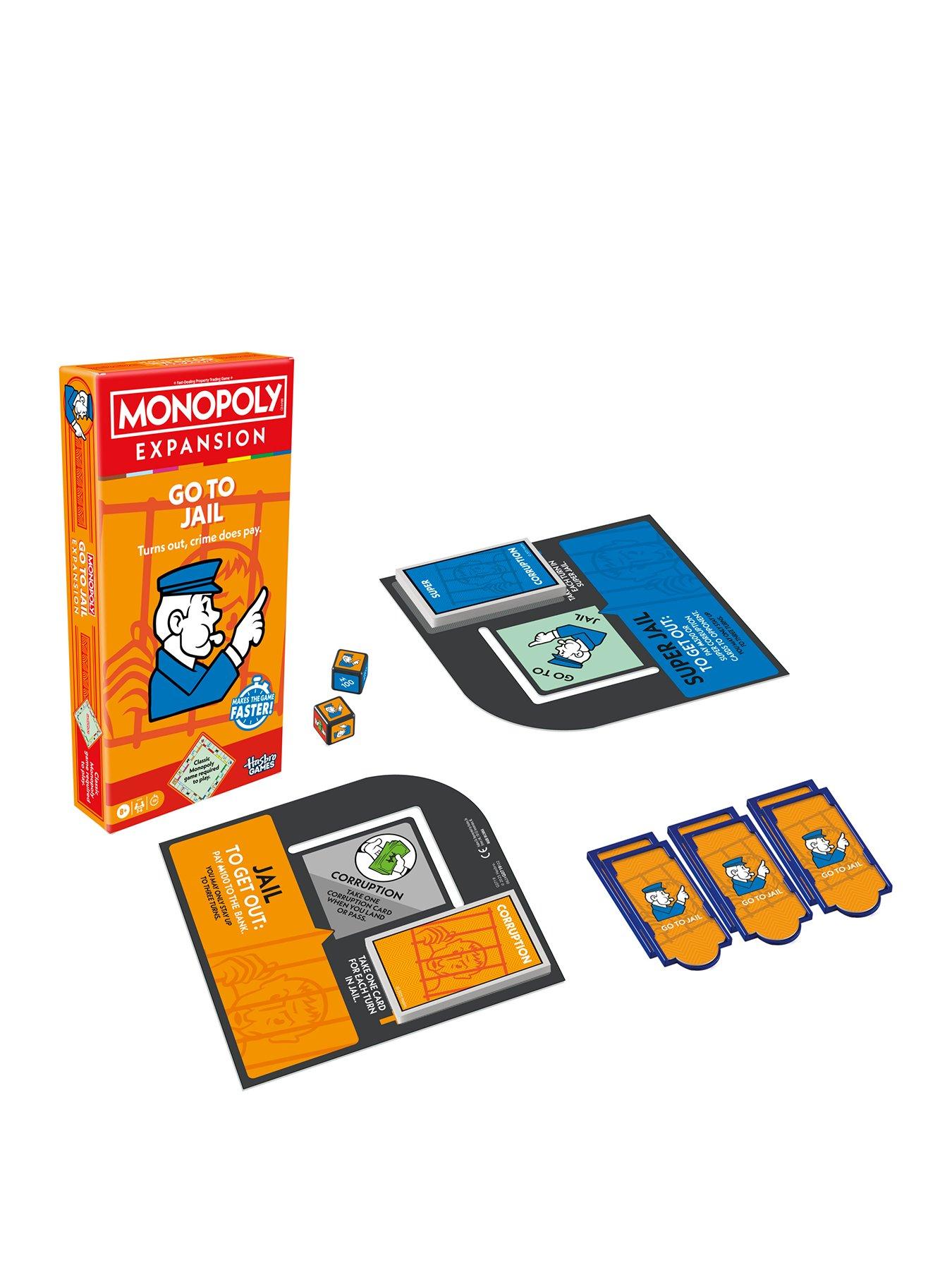 Monopoly Go To Jail Expansion Set for the Classic Game