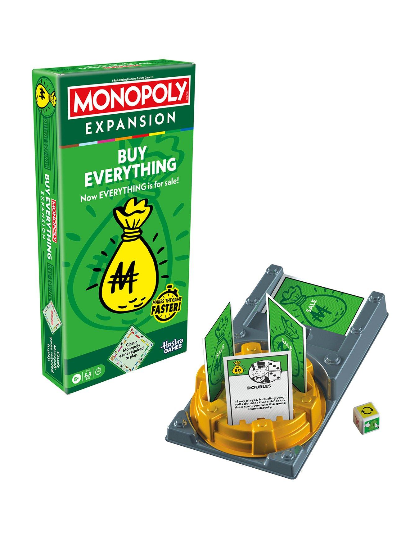 Monopoly Buy Everything Expansion Set for the Classic Game - Now Everything's for Sale!