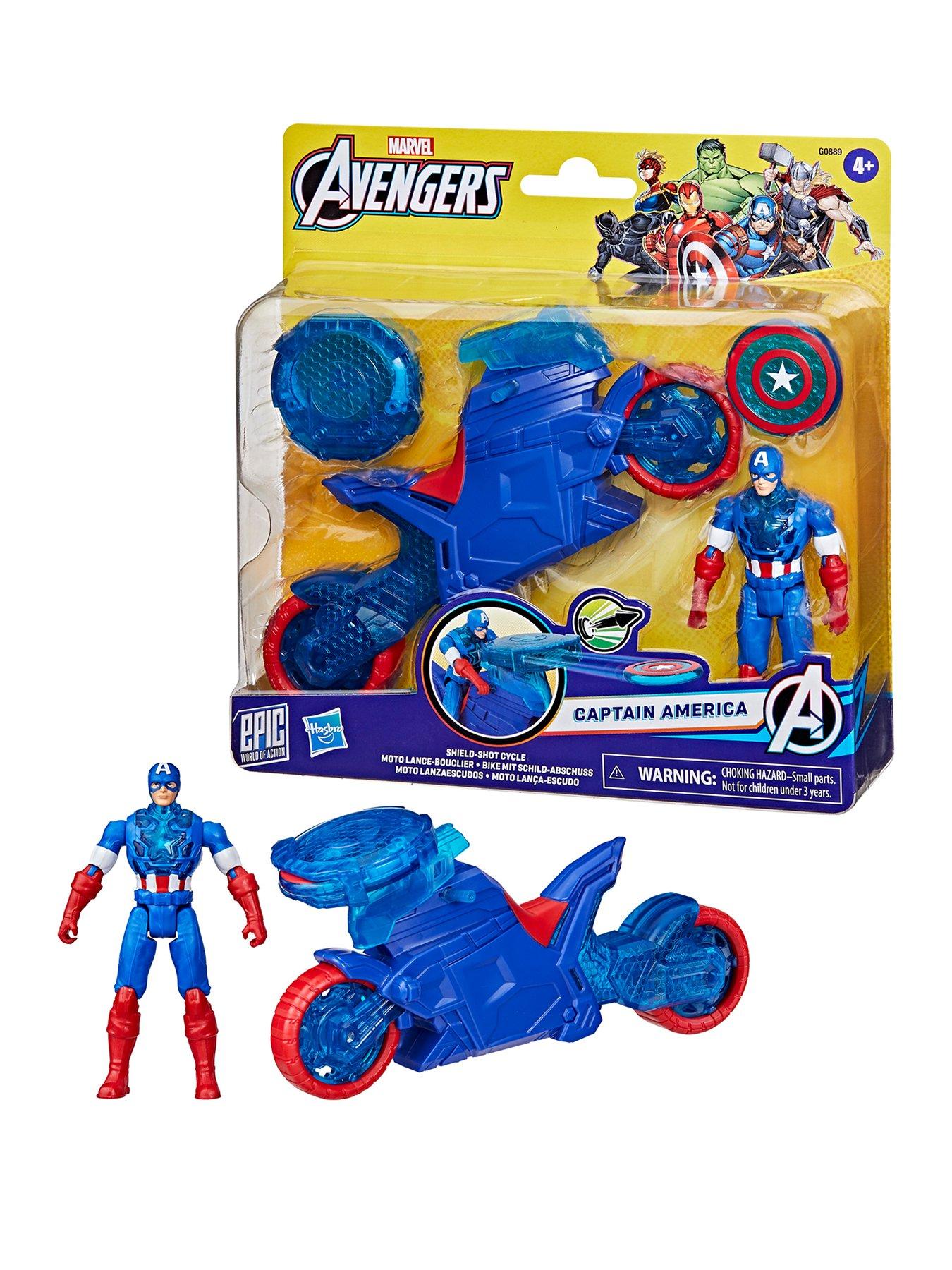 undefined Epic World of Action Captain America Shield-Shot Cycle