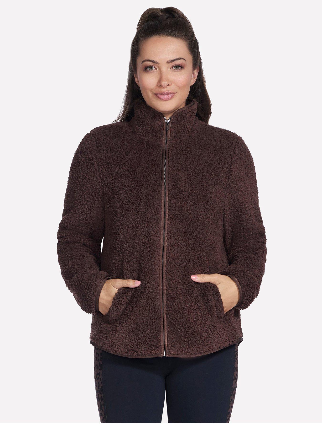 Image 1 of 4 of Skechers Skech Sherpa Jacket - Coffee
