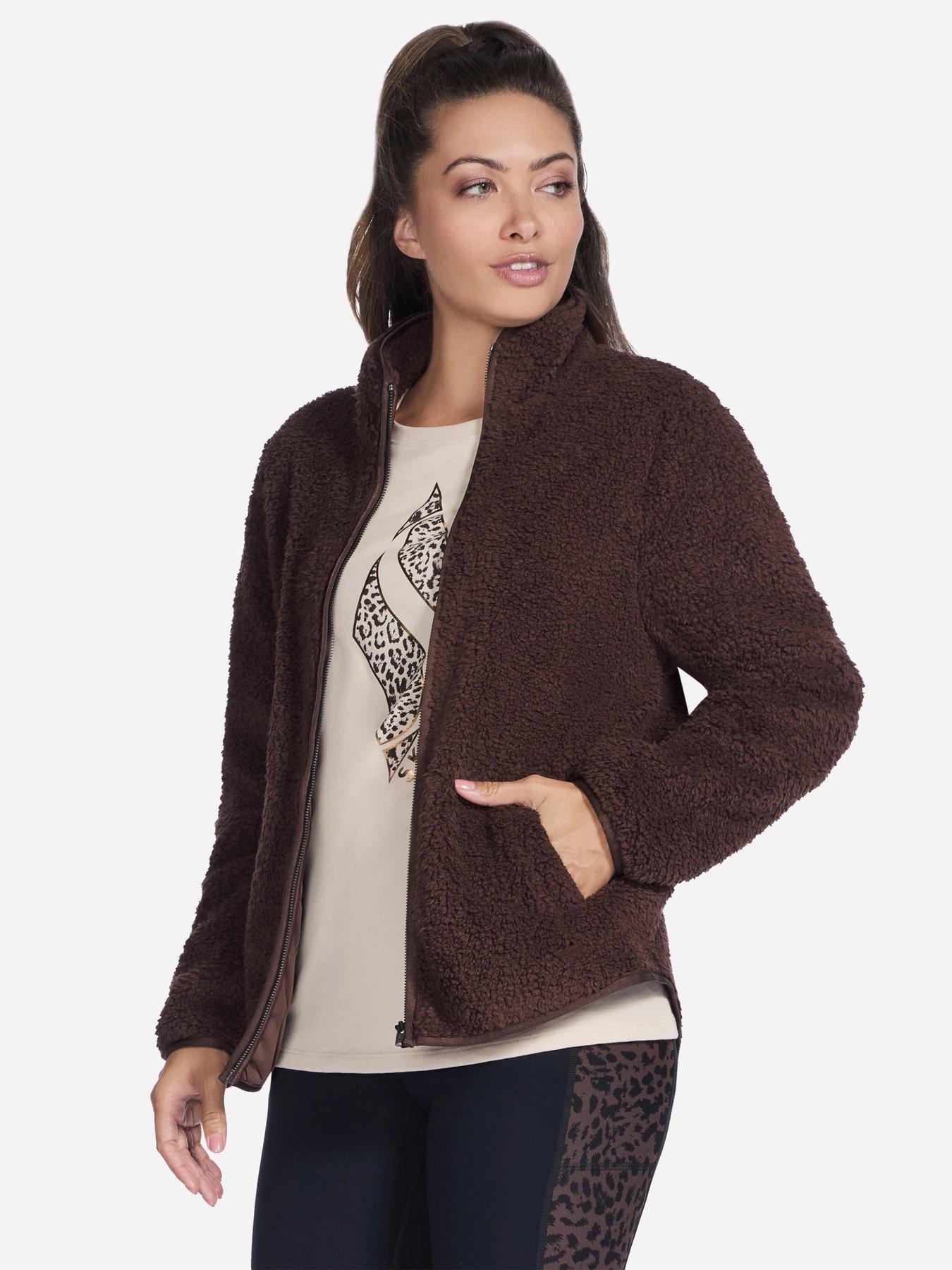 Image 2 of 4 of Skechers Skech Sherpa Jacket - Coffee