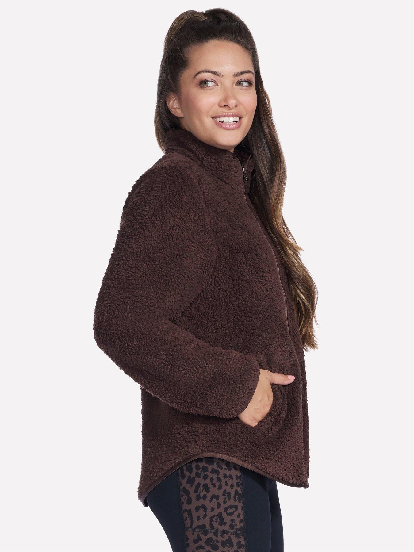 Image 4 of 4 of Skechers Skech Sherpa Jacket - Coffee