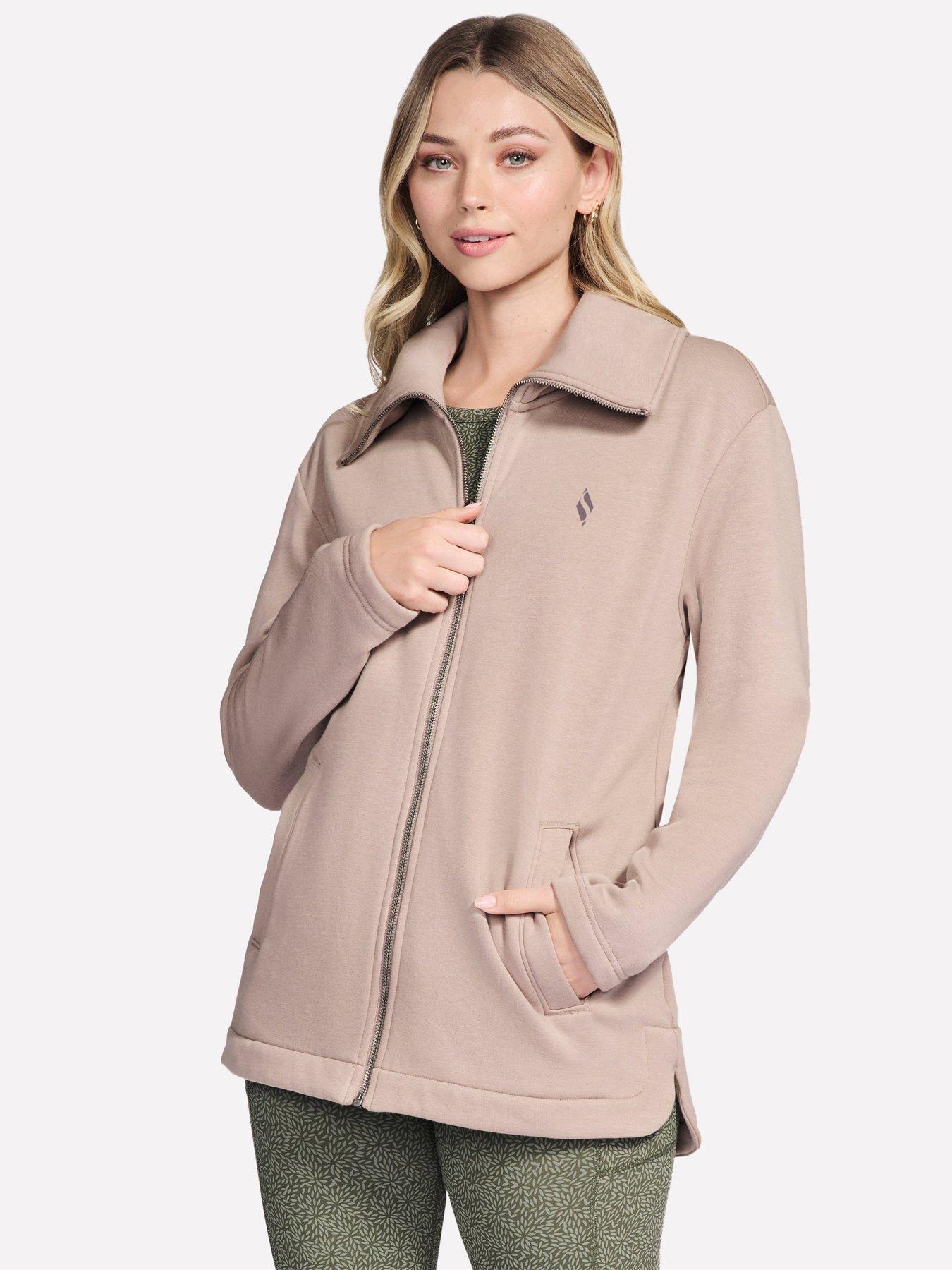 Image 2 of 4 of Skechers Go Snuggle Full Zip Jacket - Taupe