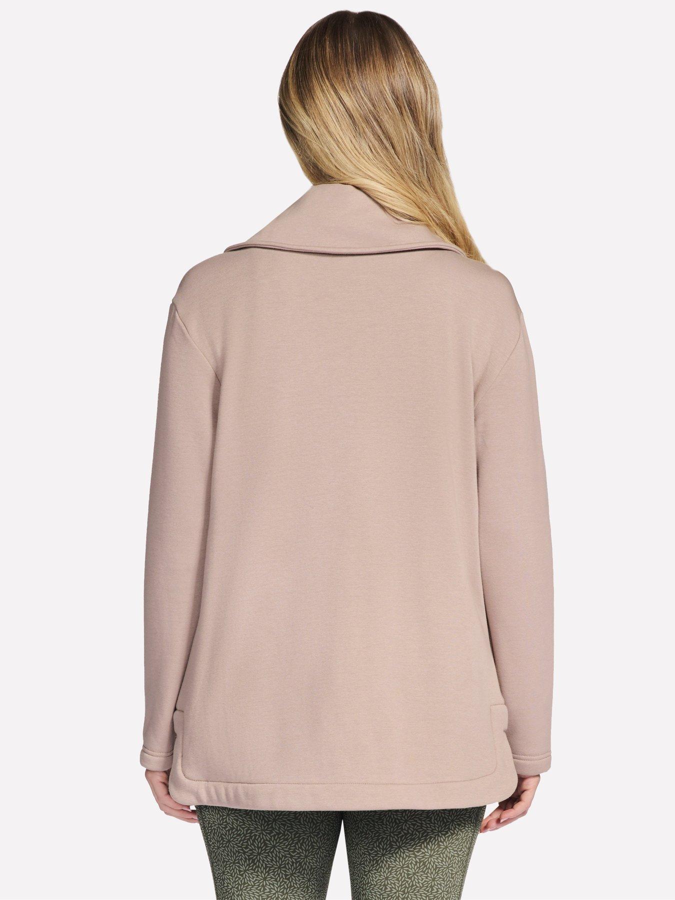 Image 3 of 4 of Skechers Go Snuggle Full Zip Jacket - Taupe