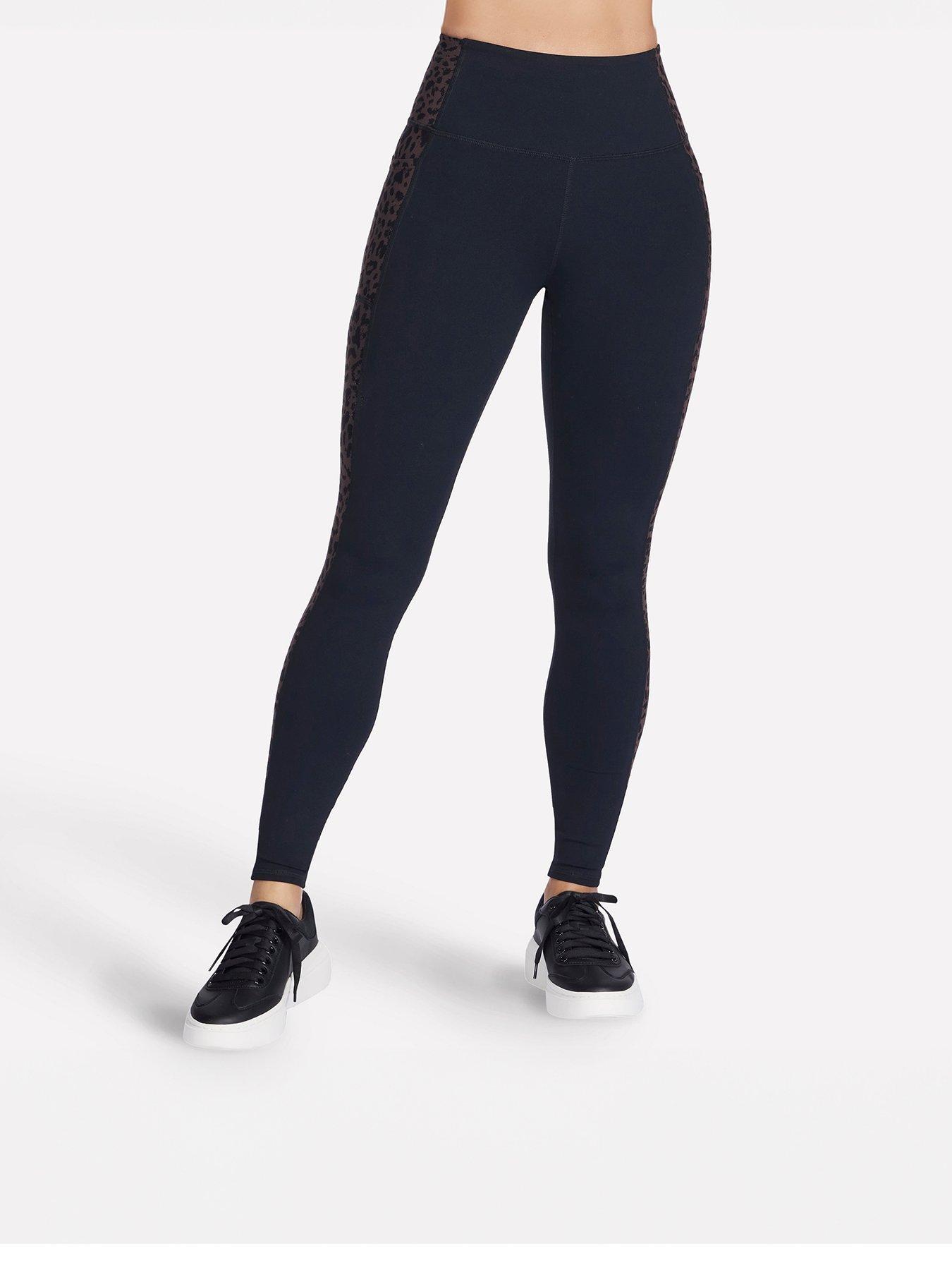 Image 1 of 3 of Skechers Go Walk High Waisted Leopard Print Legging - Leopard