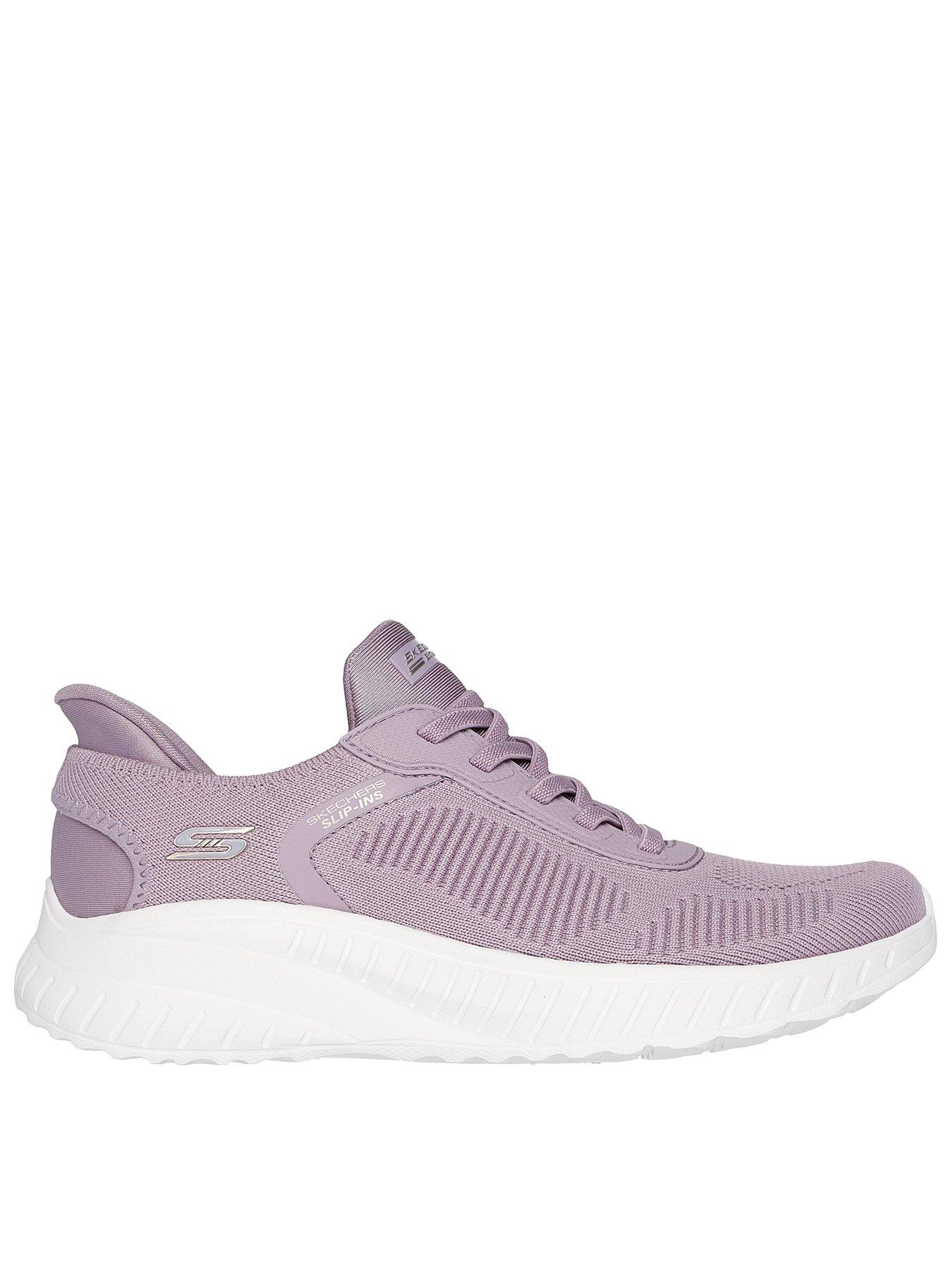 undefined Wide Fit Bobs Sport Squad Chaos Current Muse Slip-ins Trainer - Lavender