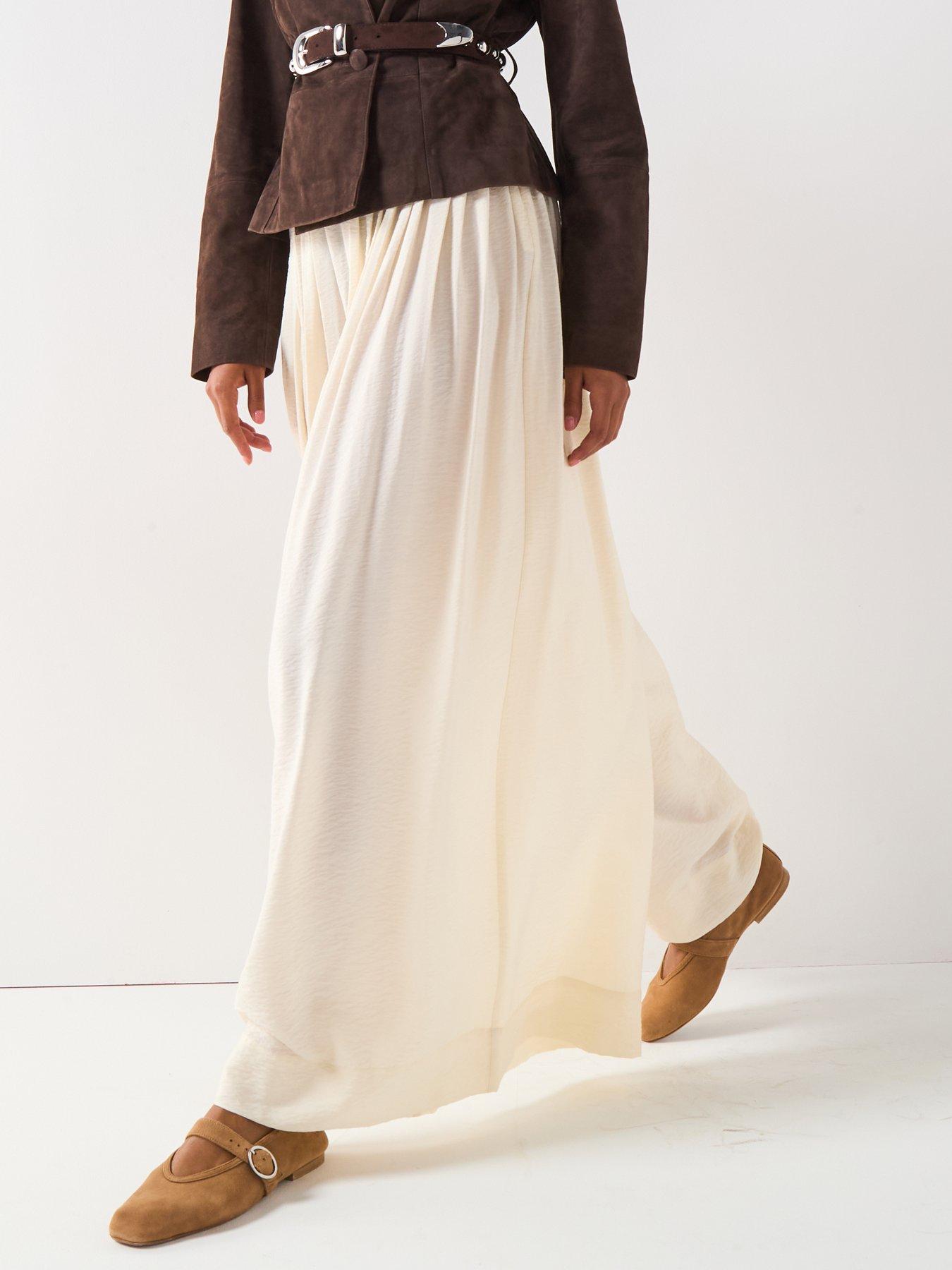  image of v-by-very-pleated-extreme-trousers-cream
