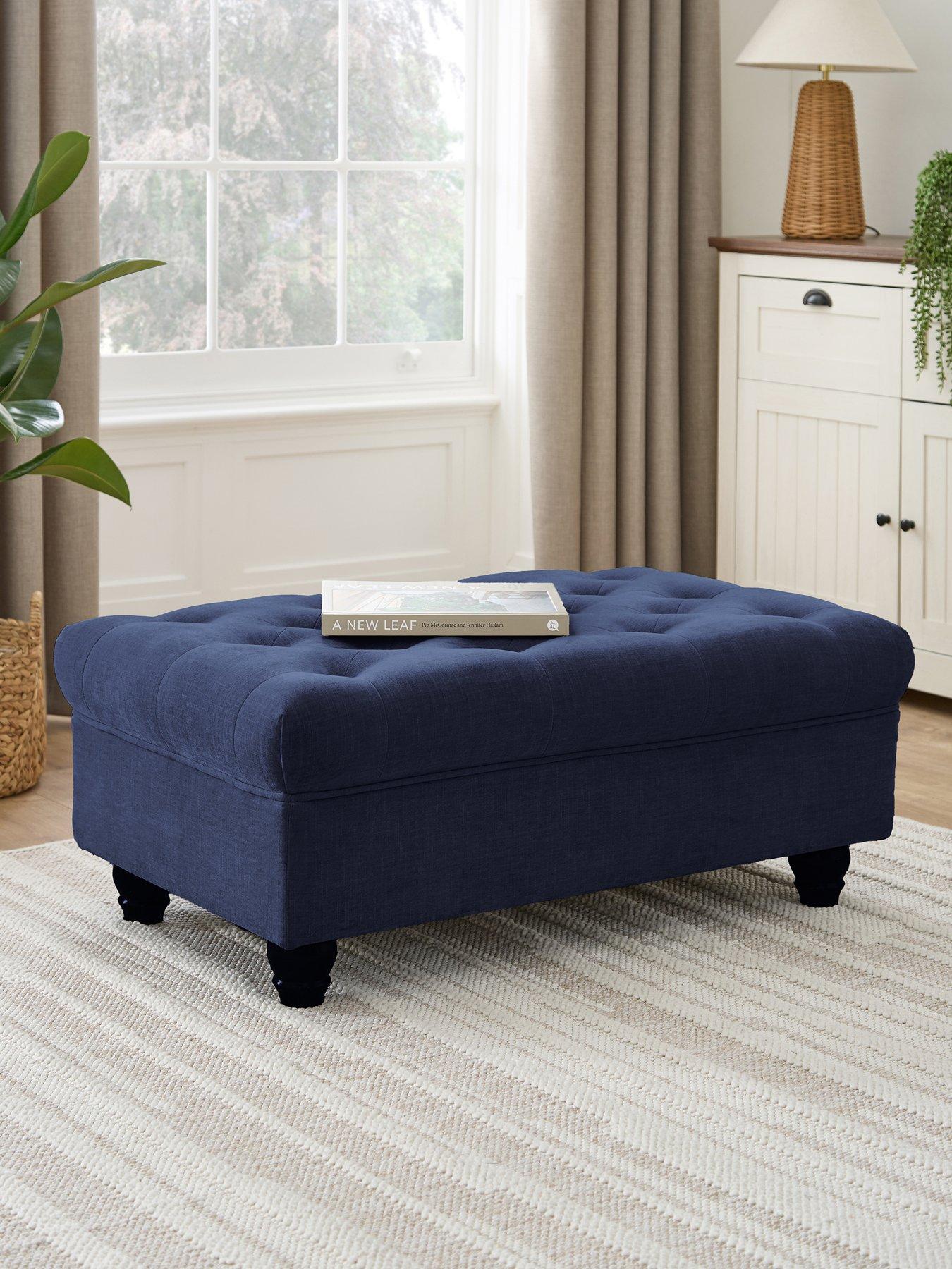 The Very Collection Windsor Fabric Footstool - FSC® Certified