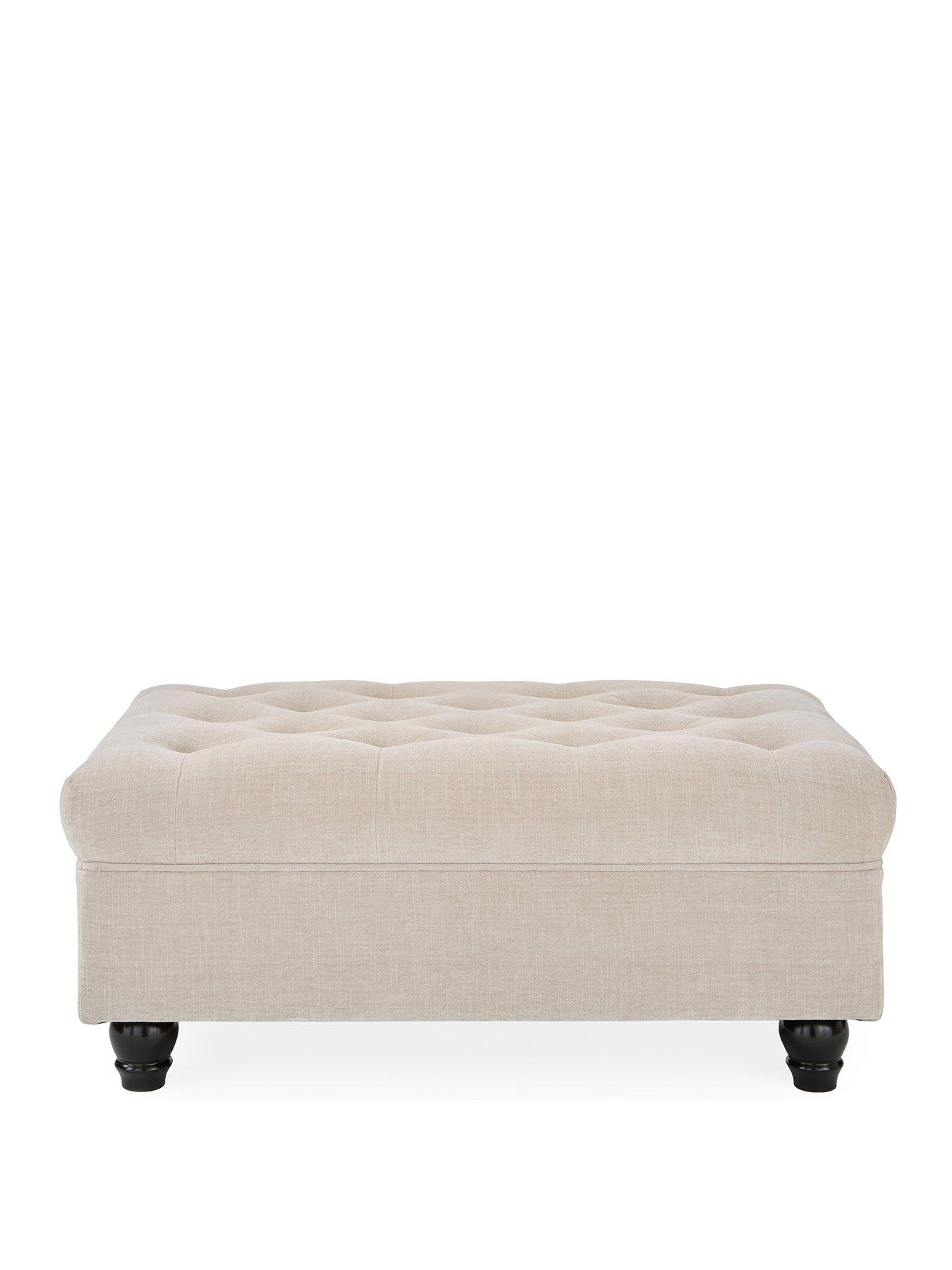Image 2 of 7 of The Very Collection Windsor&nbsp;Fabric&nbsp;Footstool&nbsp;- FSC&reg; Certified