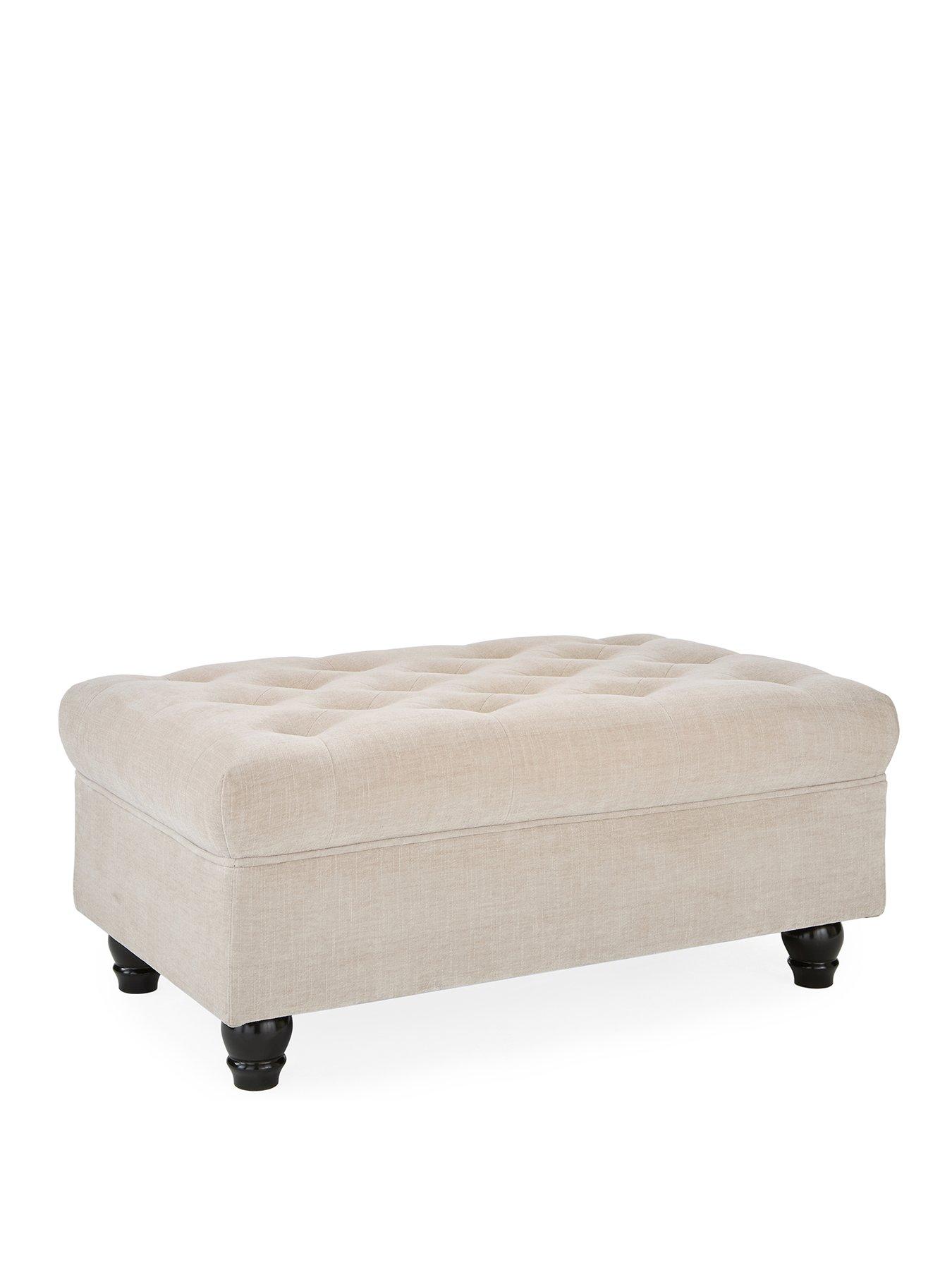 Image 3 of 7 of The Very Collection Windsor&nbsp;Fabric&nbsp;Footstool&nbsp;- FSC&reg; Certified