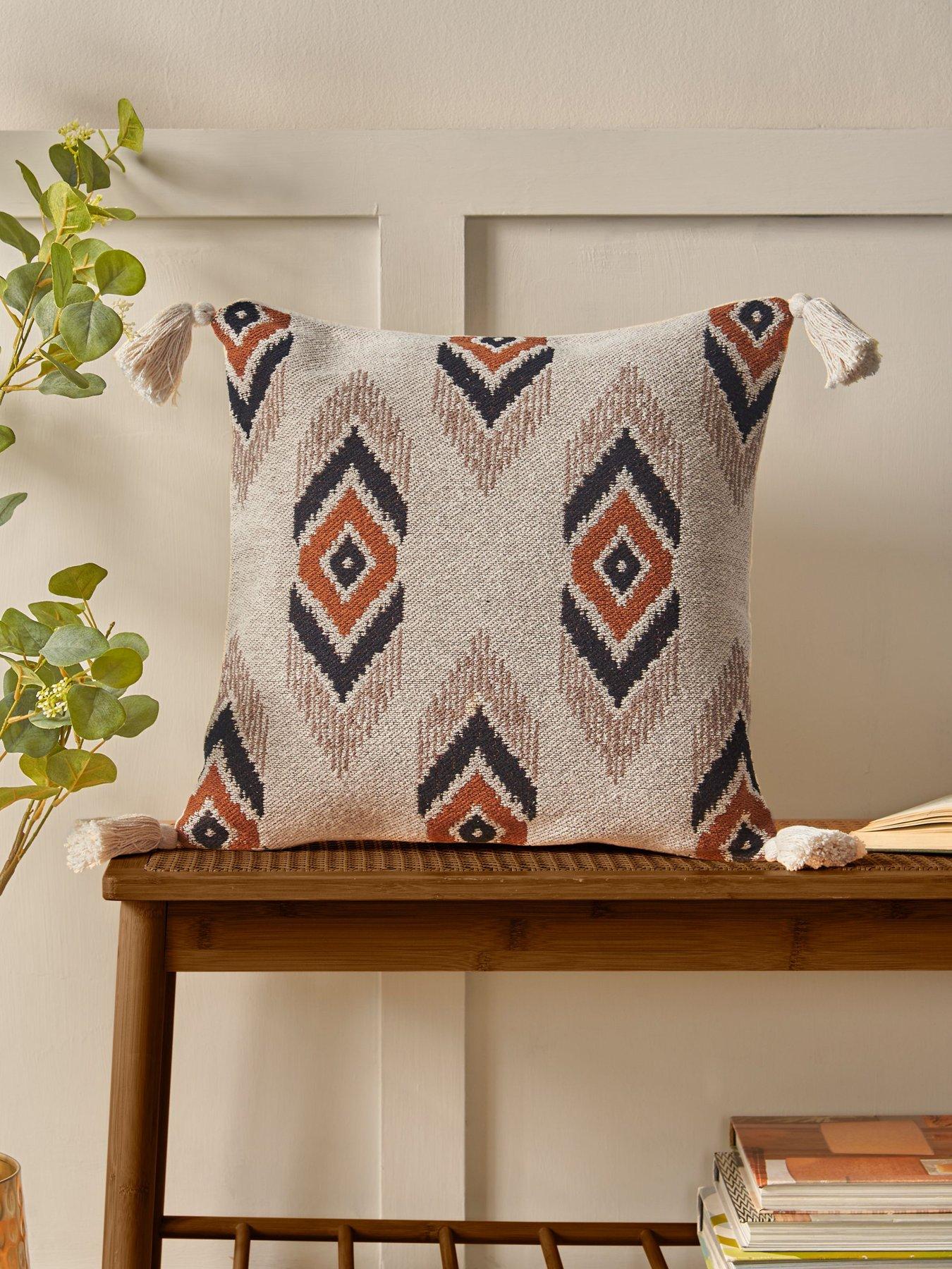 undefined Emir Ikat 100% Cotton Filled Cushion